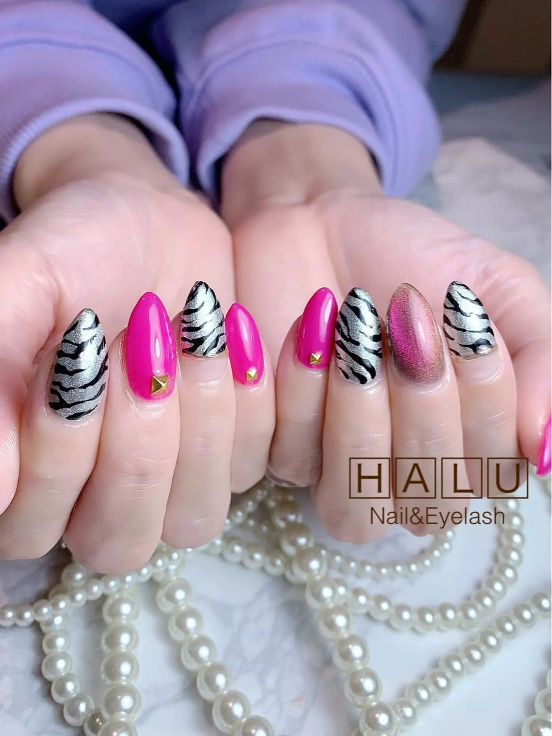 ネイル アニマル柄 HALU ハルのネイルデザイン