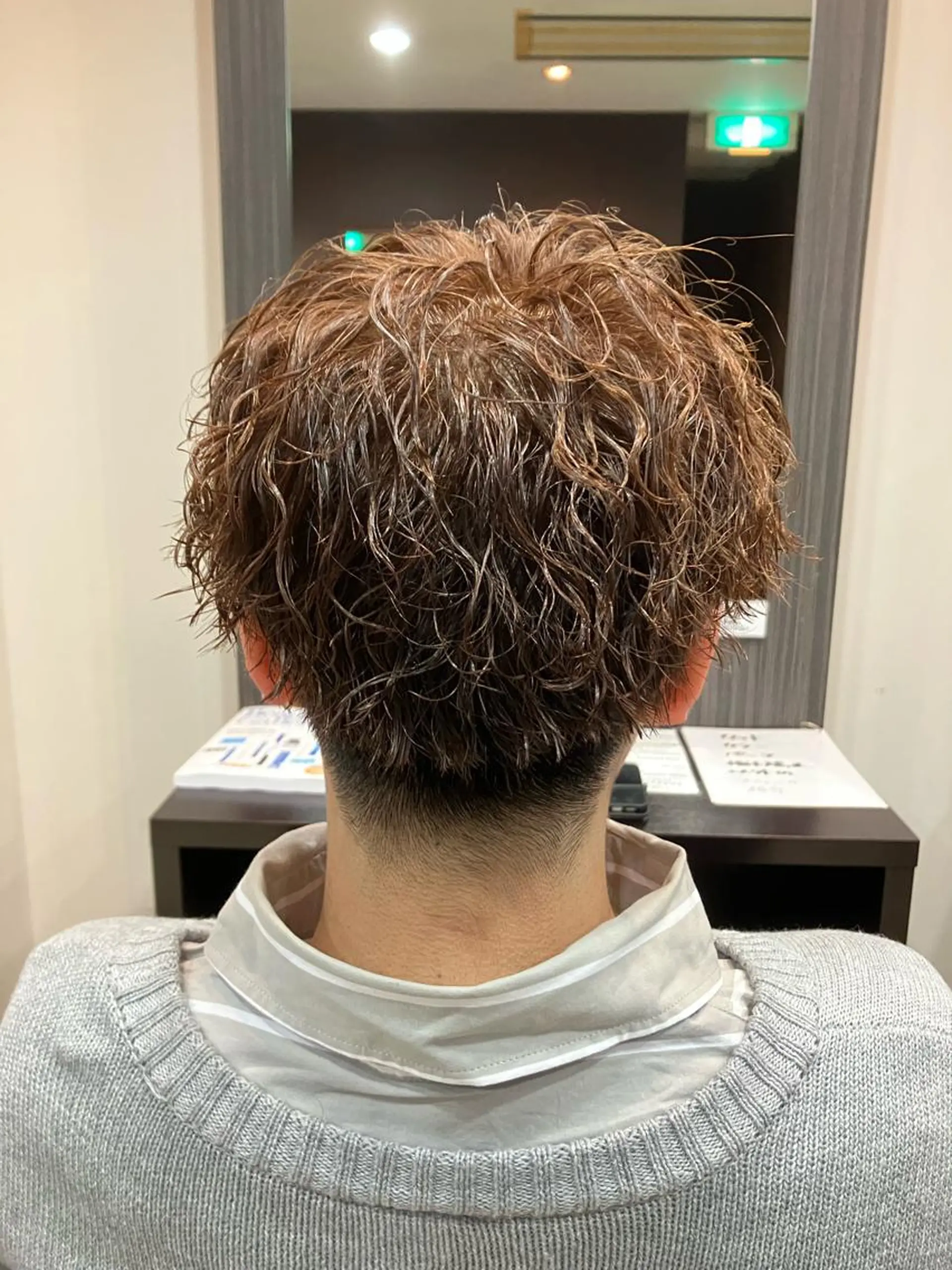 メンズ カット パーマ 前之園 ひかるのヘアスタイル
