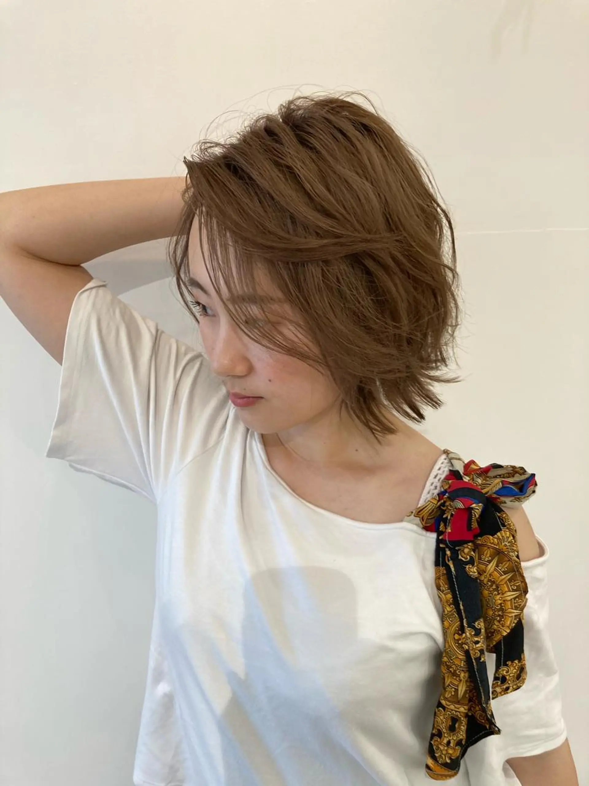 ショート 前田 梨沙のヘアスタイル