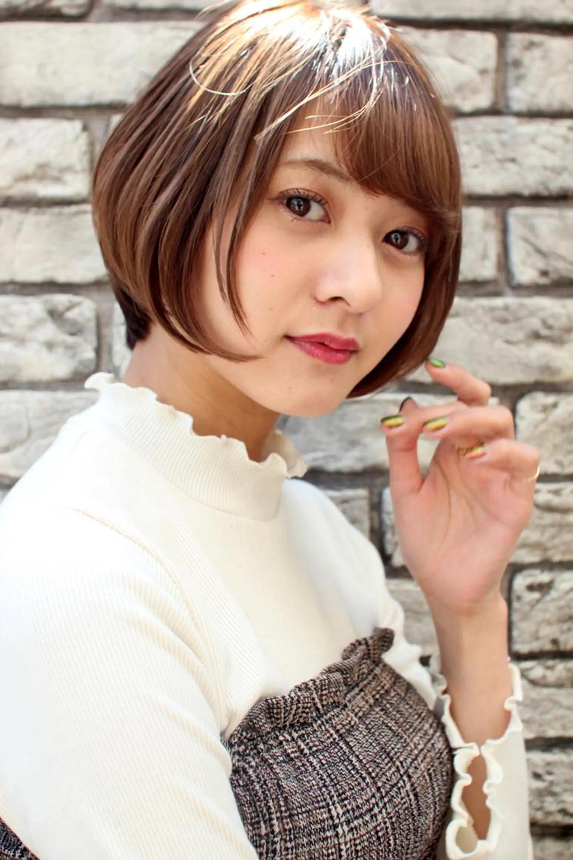 ショート カラー 羽田 ひろむのヘアスタイル