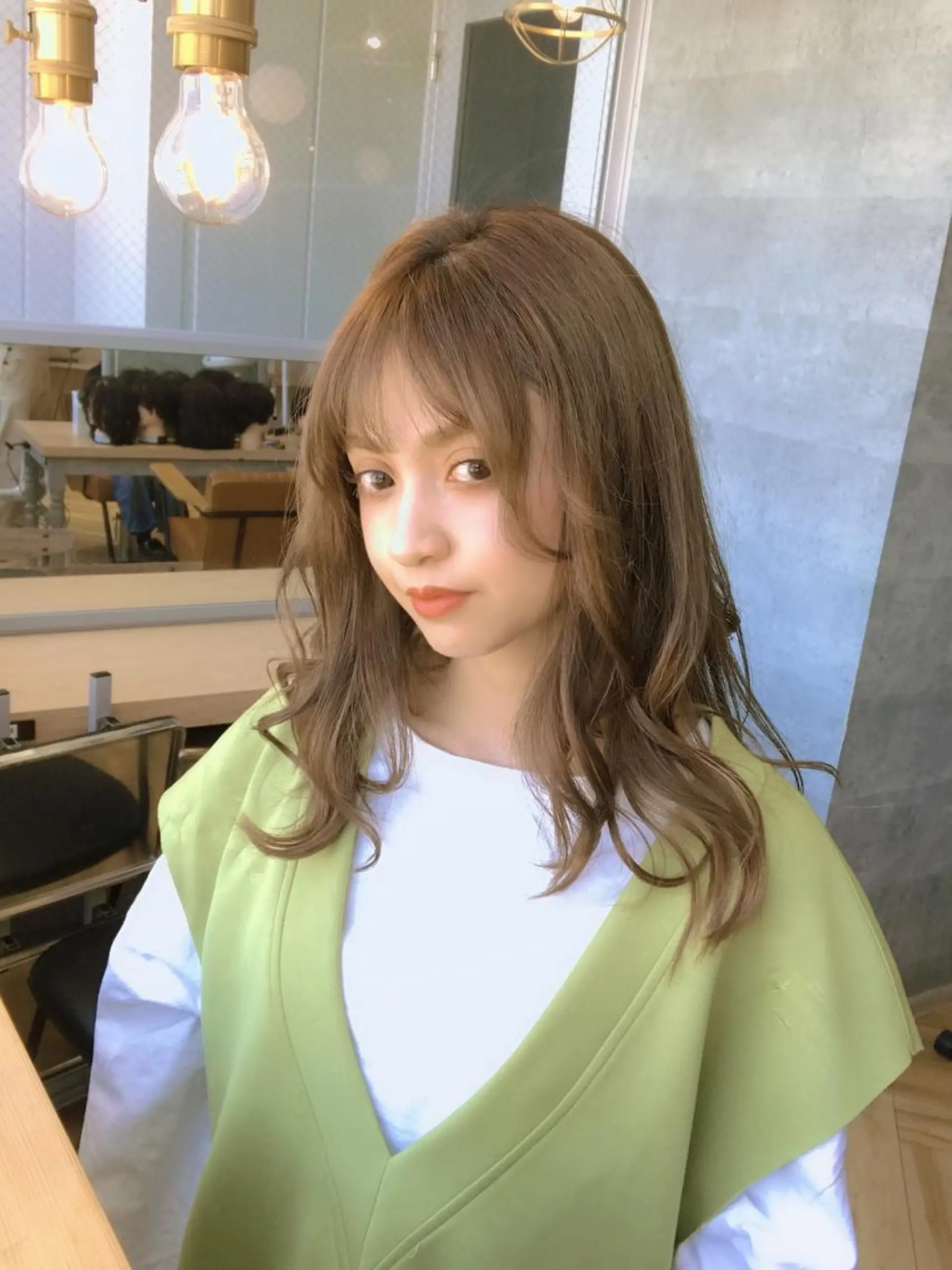 セミロング カット ヘアカラー トリートメント ヘッドスパ 佐藤優太朗 似合わせ/髪質改善のヘアスタイル