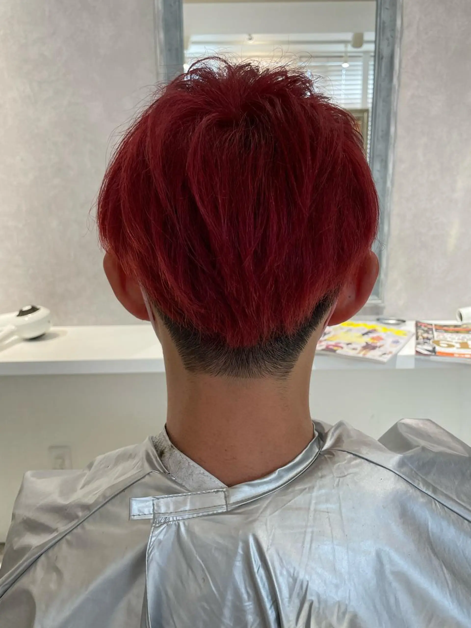 ショート カラー メンズ カット ヘアカラー ［パサつき改善］＊ 髪質改善ケアサロン＊のヘアスタイル