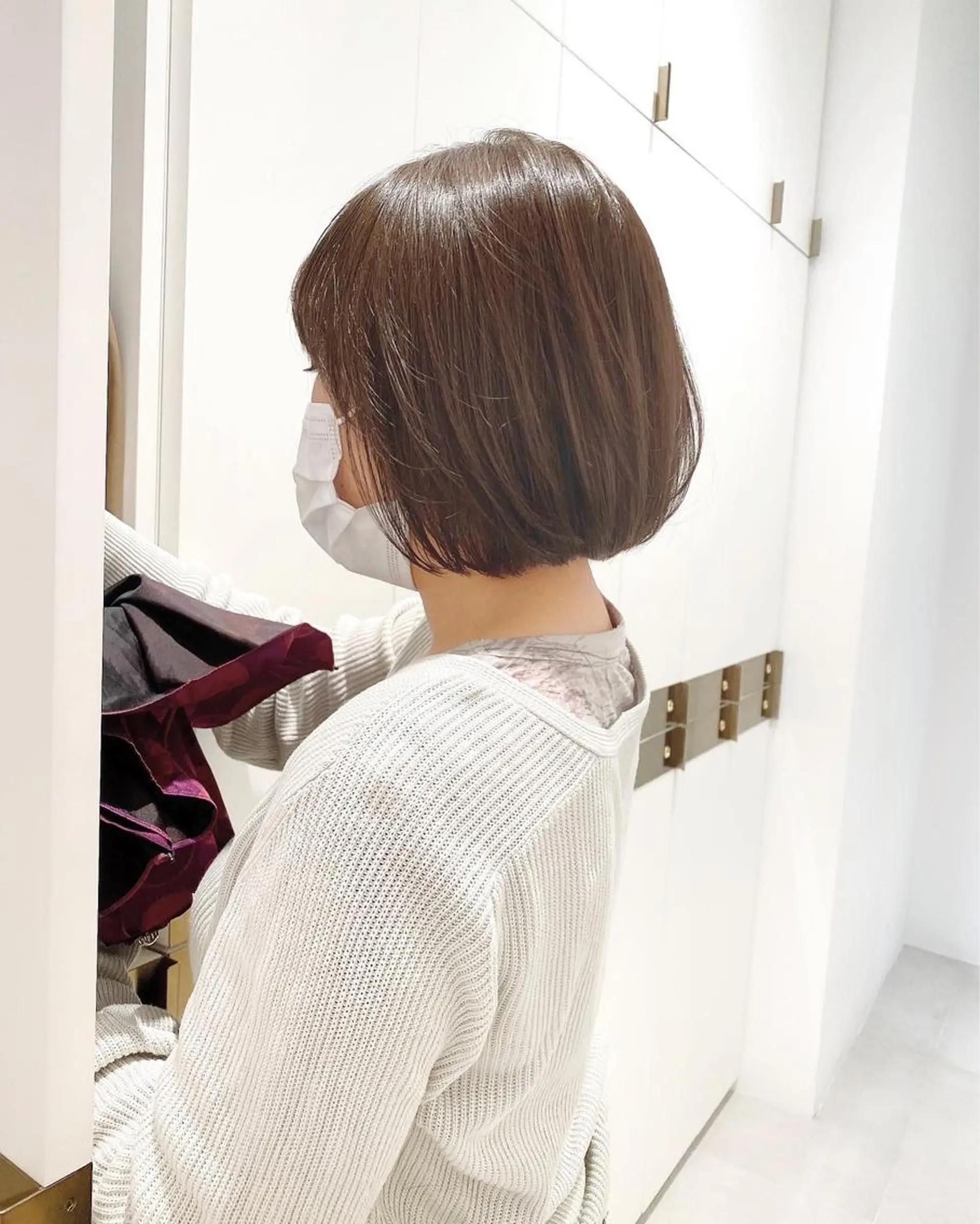 ミディアム 韓国くびれレイヤー 🇰🇷はづきのヘアスタイル