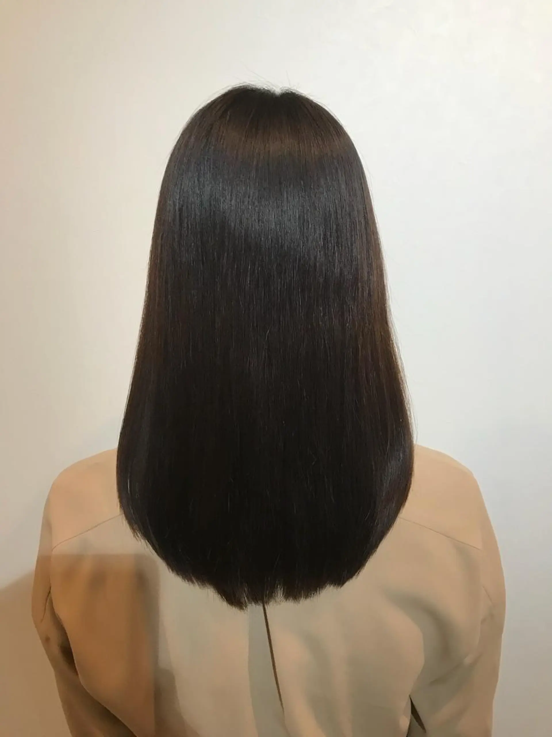 セミロング 福岡口コミNo1🎀 コテ巻き風パーマ専門のヘアスタイル