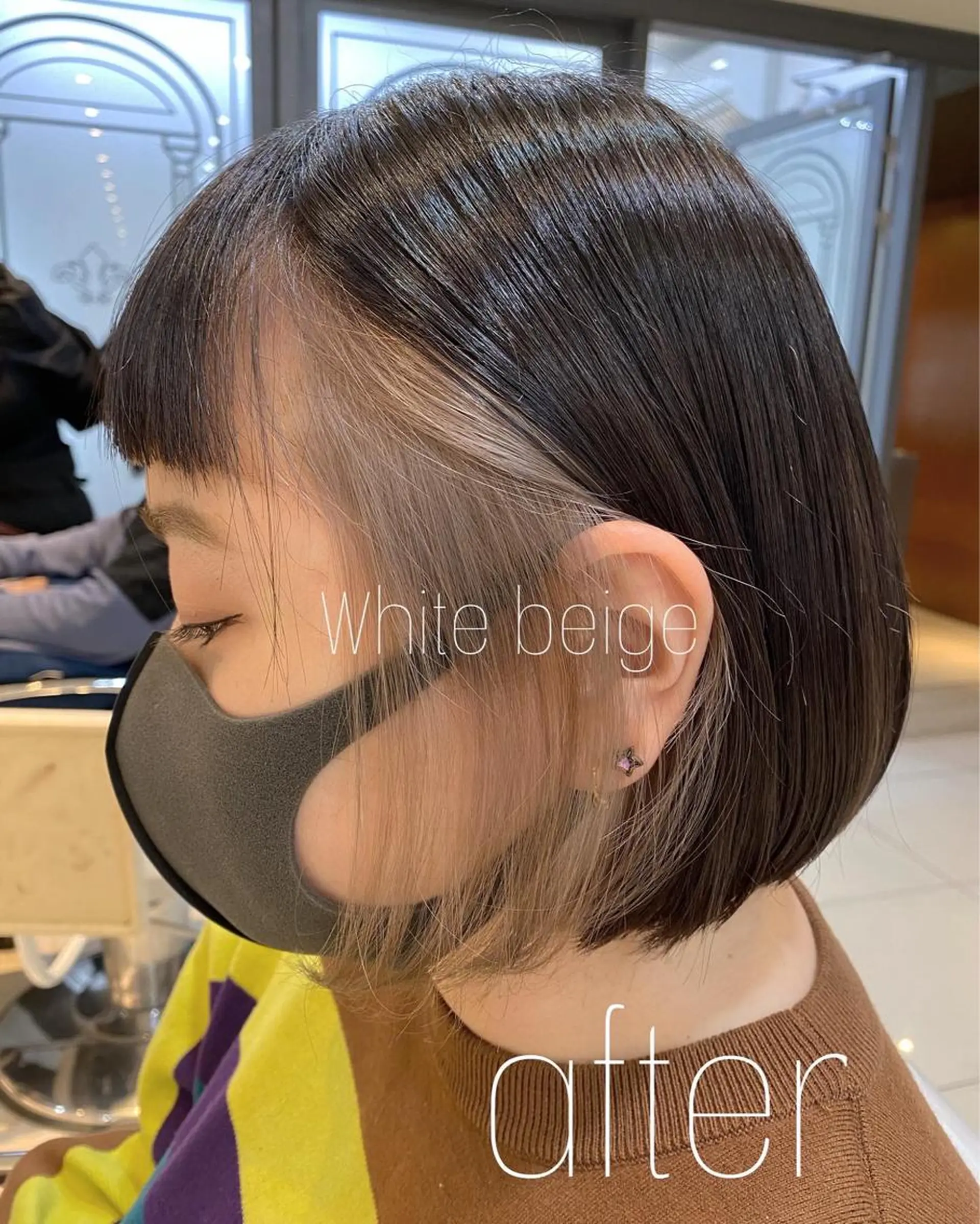 ミディアム カラー ヘアカラー ヒラカホ/ ブリーチ/似合わせのヘアスタイル