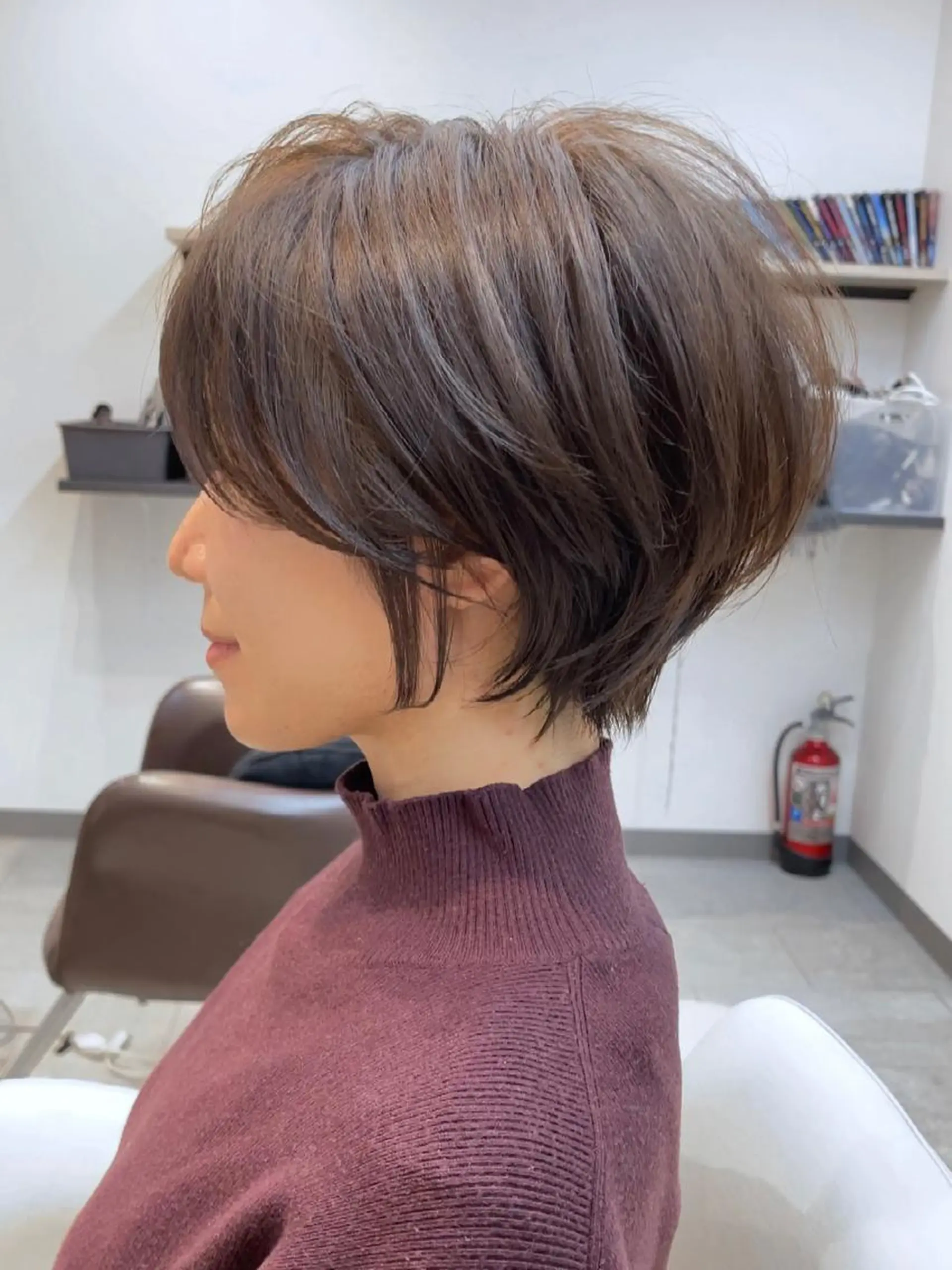 ショート 韓国風レイヤー ショート/犬塚 優介のヘアスタイル