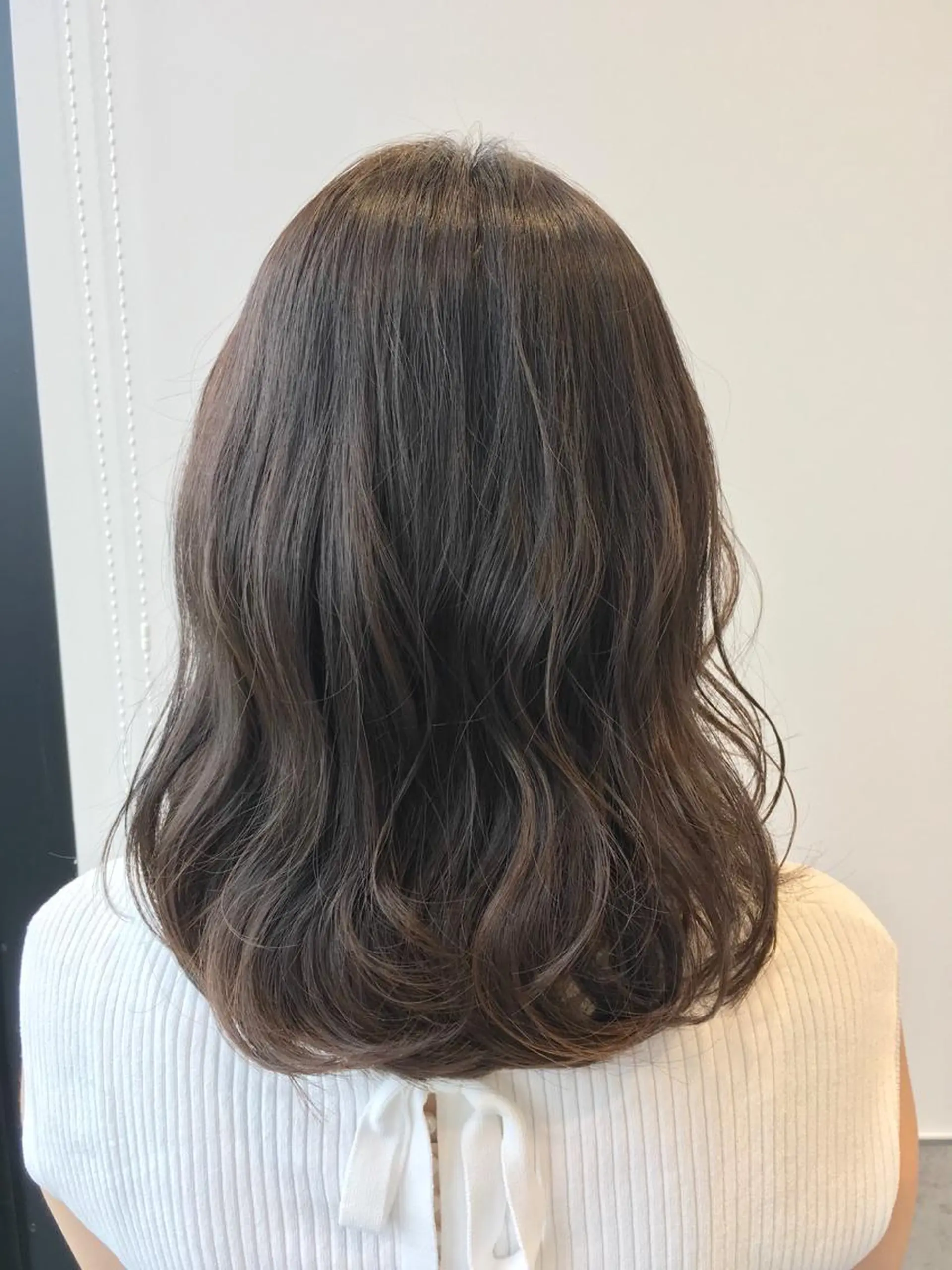 セミロング カラー ベージュカラー ヘアカラー トリートメント ヘッドスパ ヘアセット go today shaire salon 本店所属・yoshi ☆のヘアスタイル