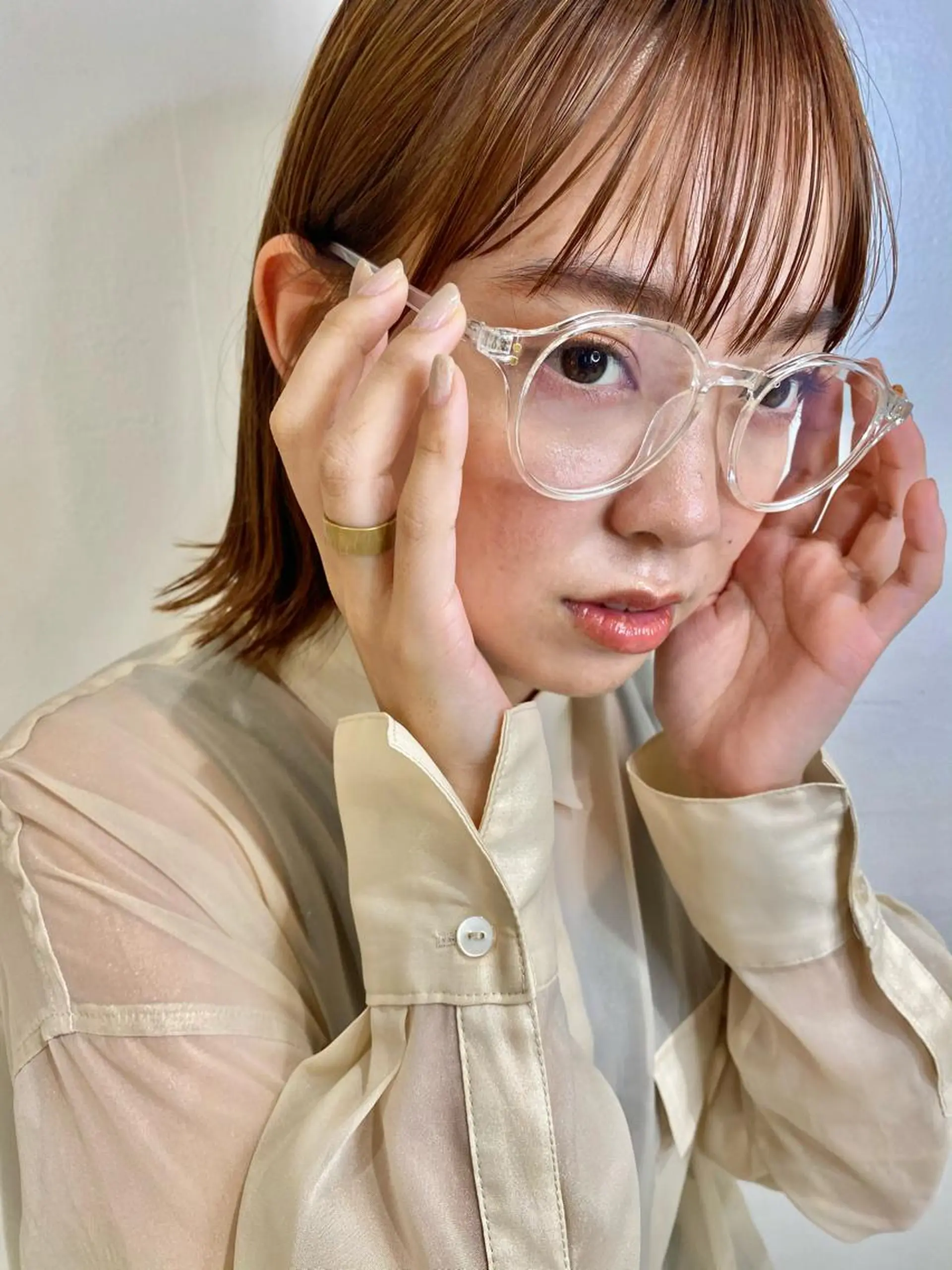 ミディアム カラー ヒラノホナミ 🫧髪質改善🫧のヘアスタイル