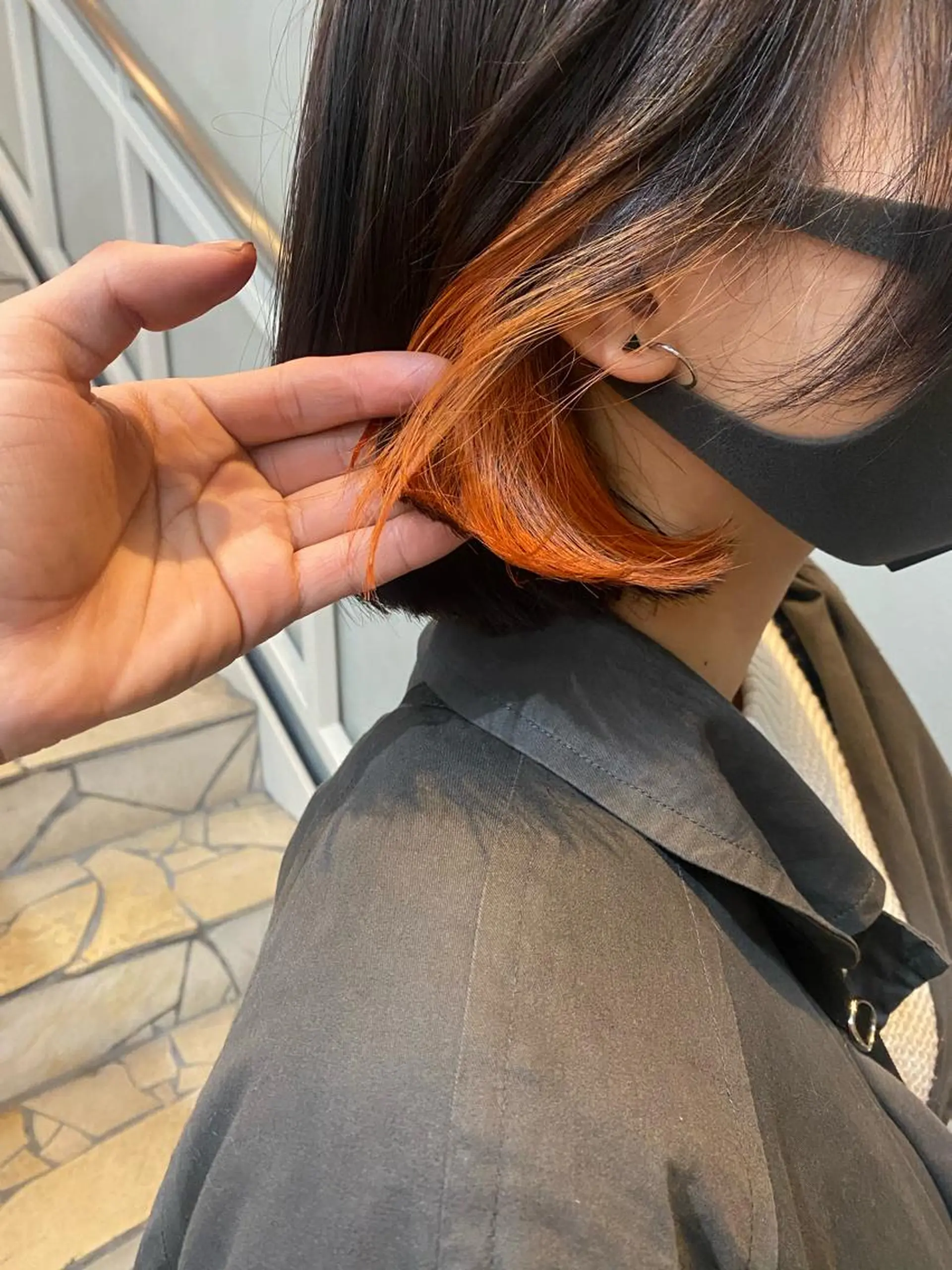 ショート 艶カラー　宮﨑 蒼のヘアスタイル