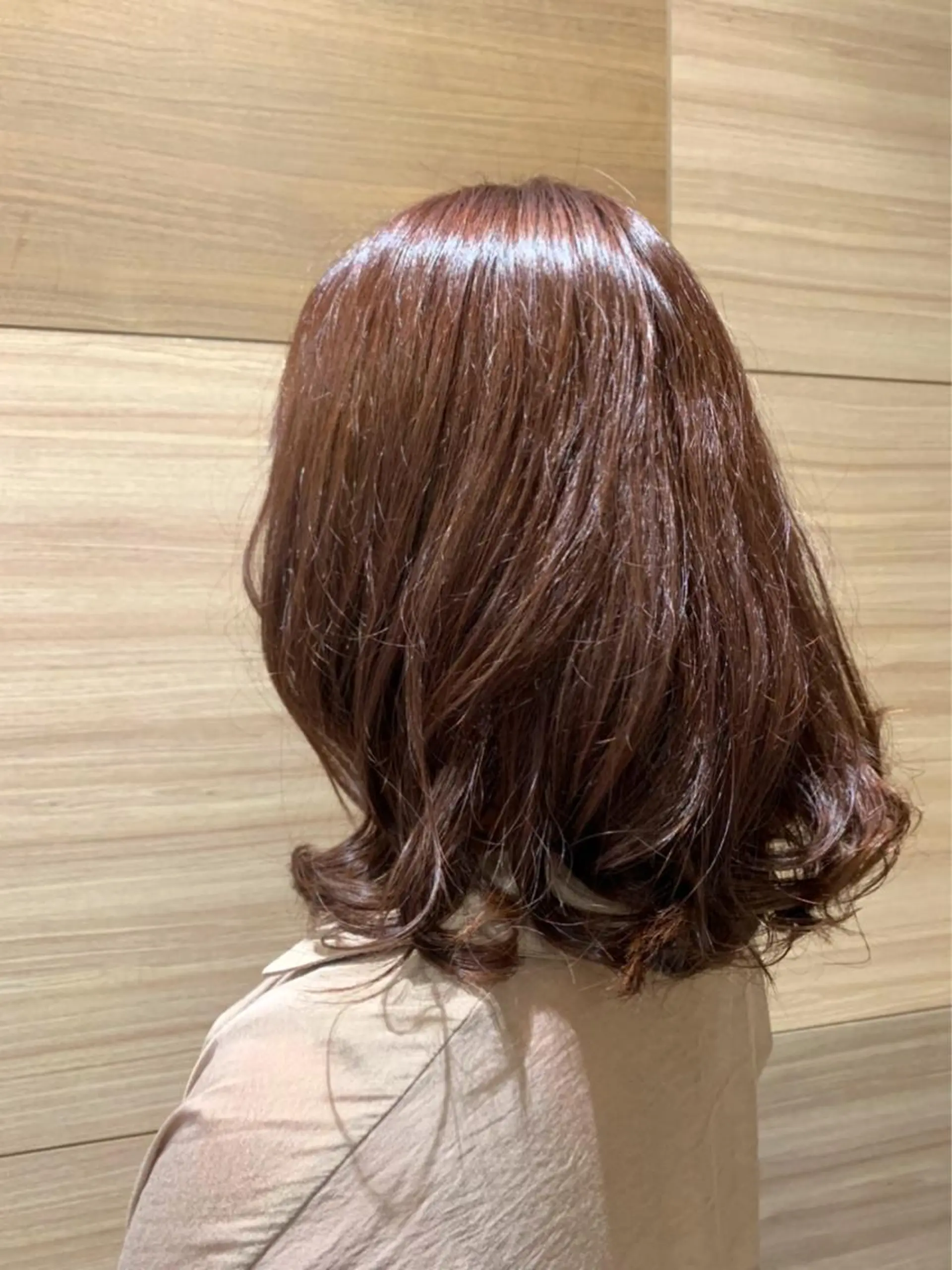 ミディアム カラー 艶カラー みゆう🎀のヘアスタイル