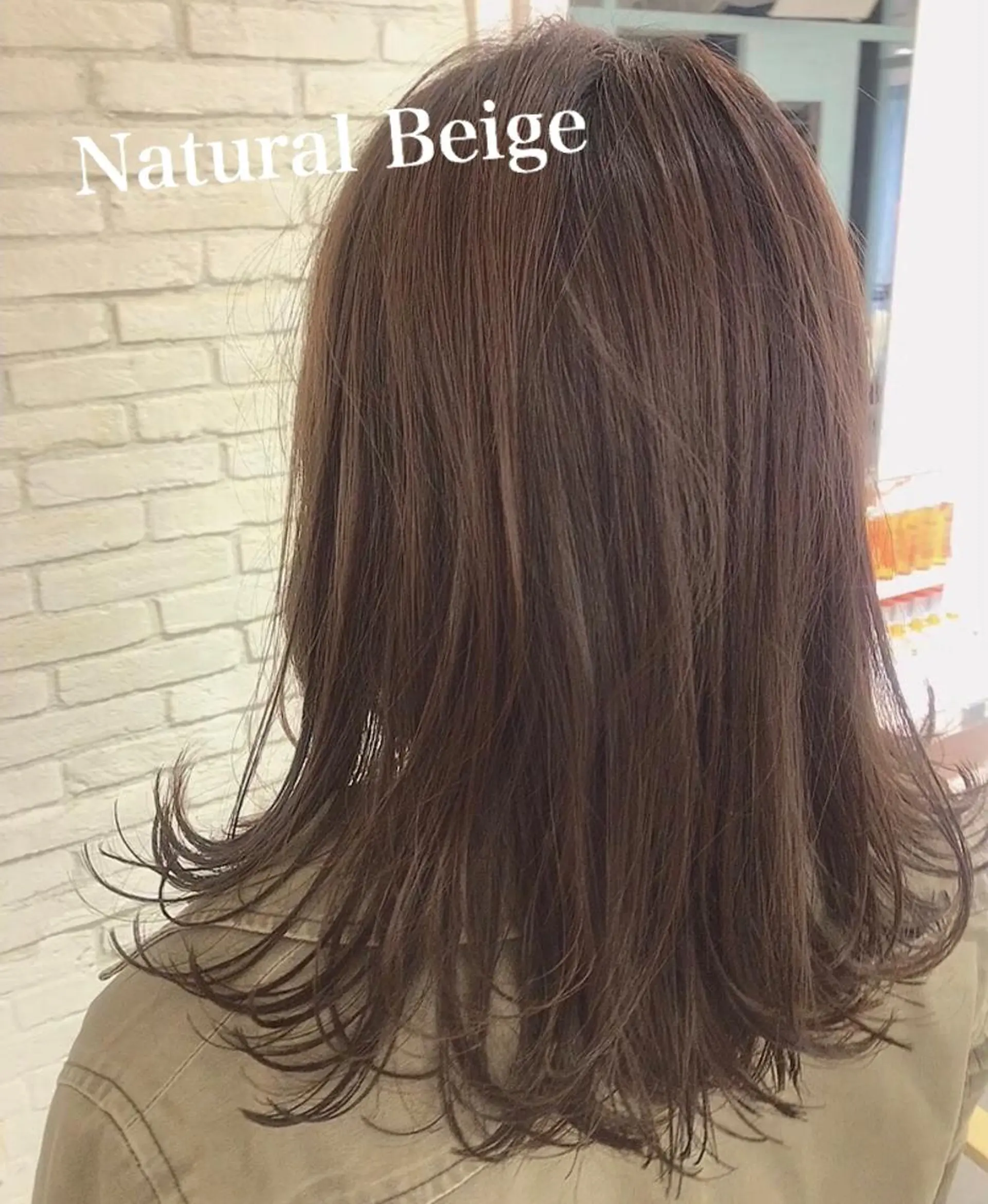 ミディアム カラー ブリーチ 透明感カラー ブリーチなしカラー ❣️モテ髪❣️佐野 圭佑のヘアスタイル