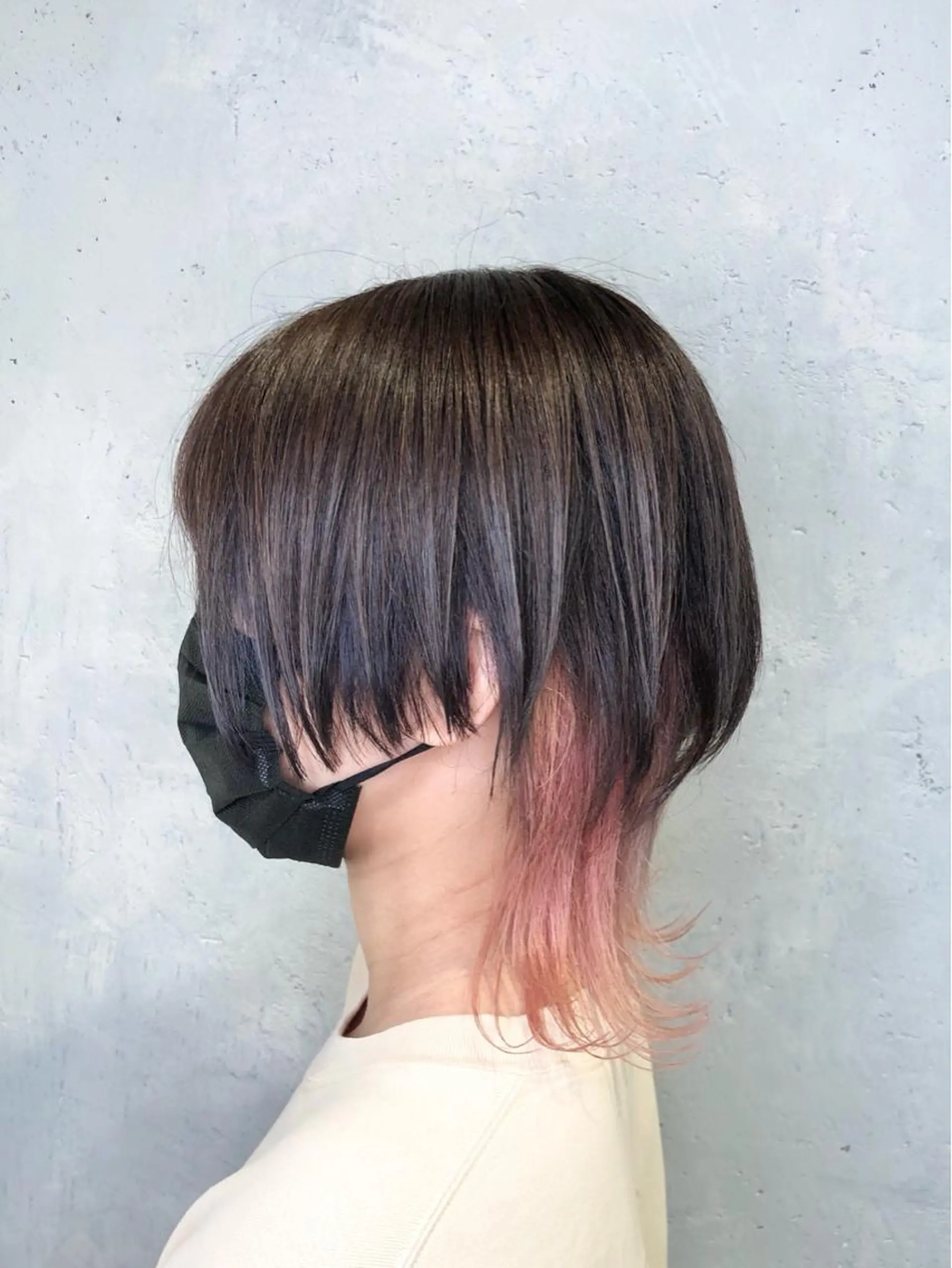 ショート カラー ヘアアレンジ インナーカラー ピンクカラー ウルフカット カット ヘアカラー トリートメント ｲﾝﾅｰｶﾗｰ屋さん 🫧伊藤拓実のヘアスタイル