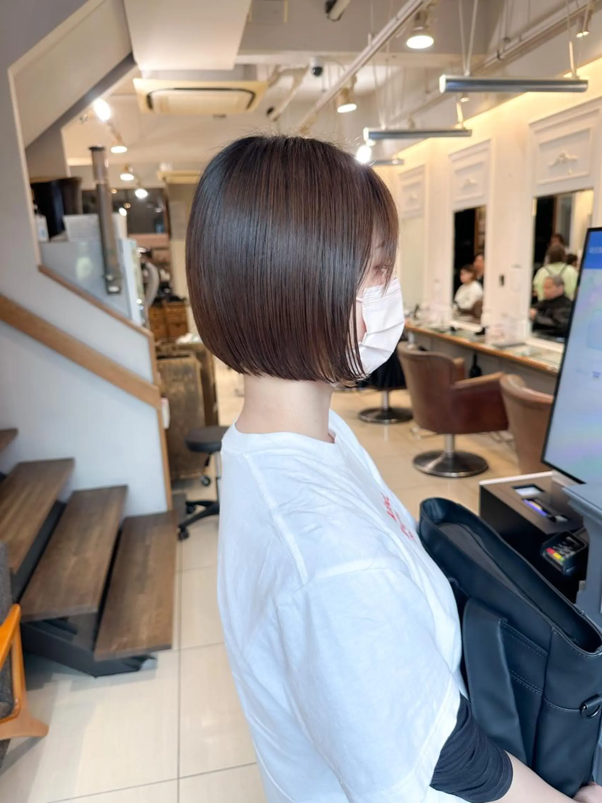 ミディアム カラー ボブ カット ヘアカラー ✨カラー支持No.1 🧸ワキ カナコ🧸のヘアスタイル