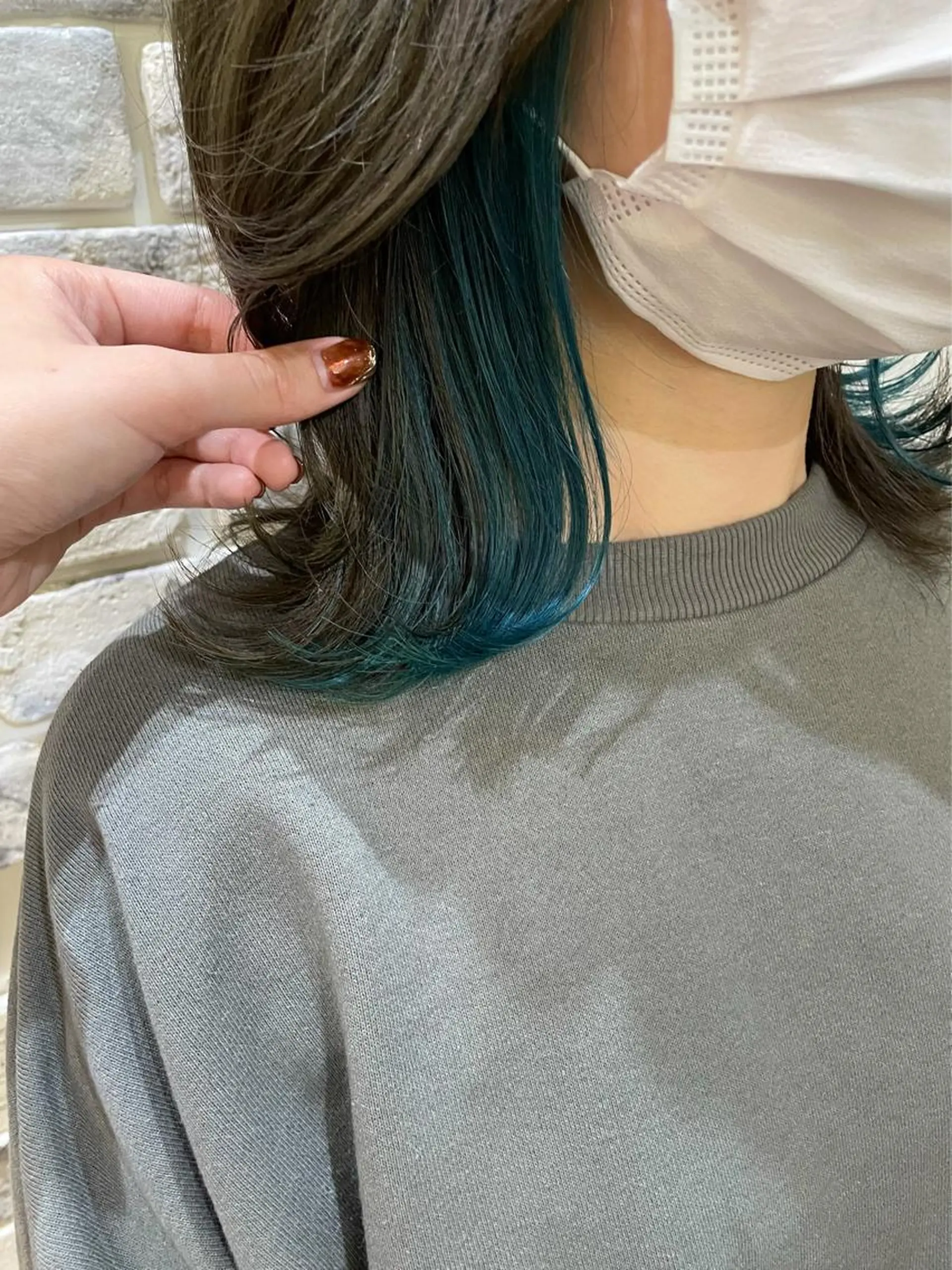 カラー イヤリングカラー ヘアカラー 後藤 陽花子のヘアスタイル