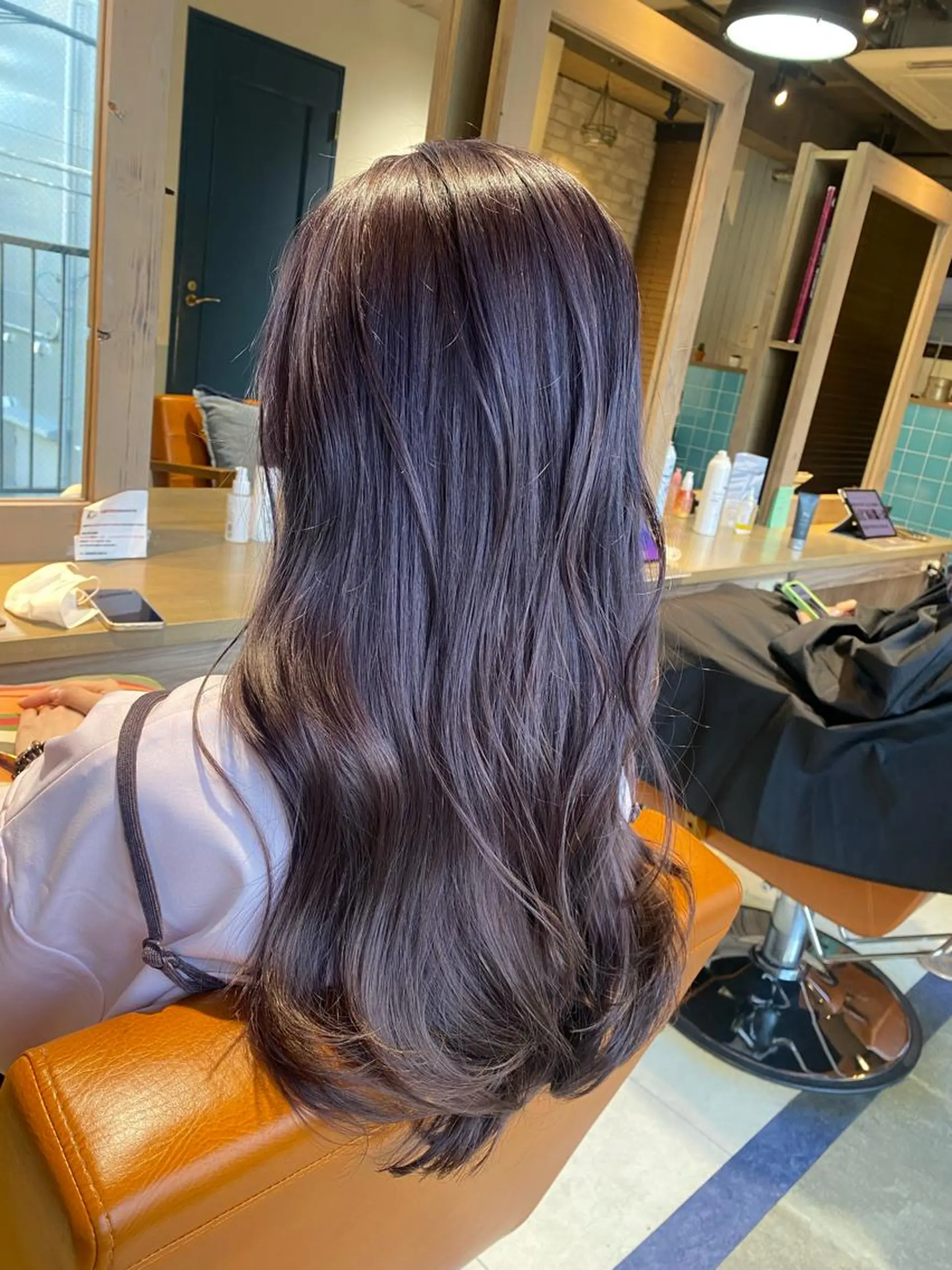 ロング カット ヘアカラー トリートメント 🐻結んで可愛い hair EMI🐻のヘアスタイル