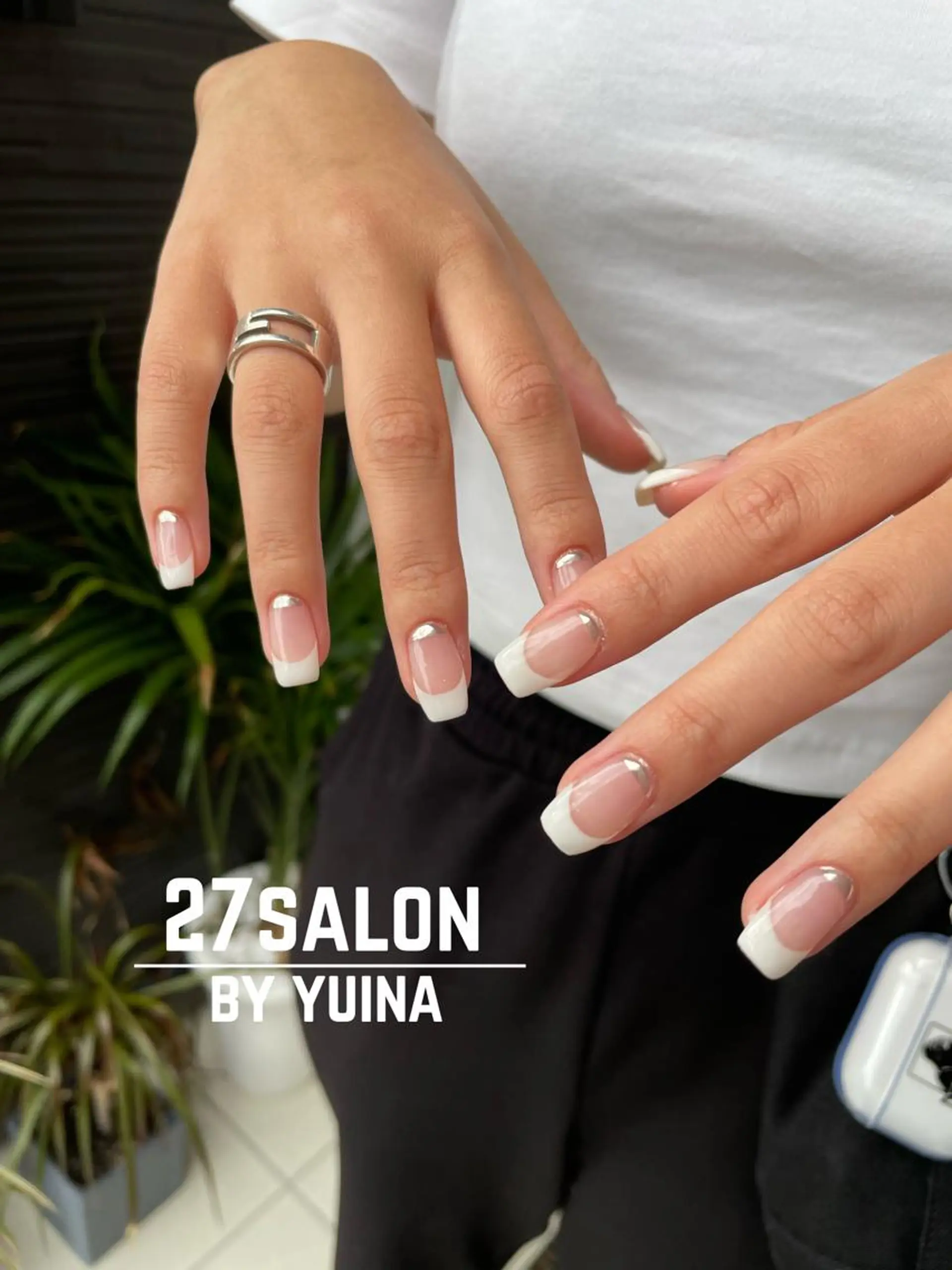 ネイル フレンチネイル 27salon yuinaのネイルデザイン