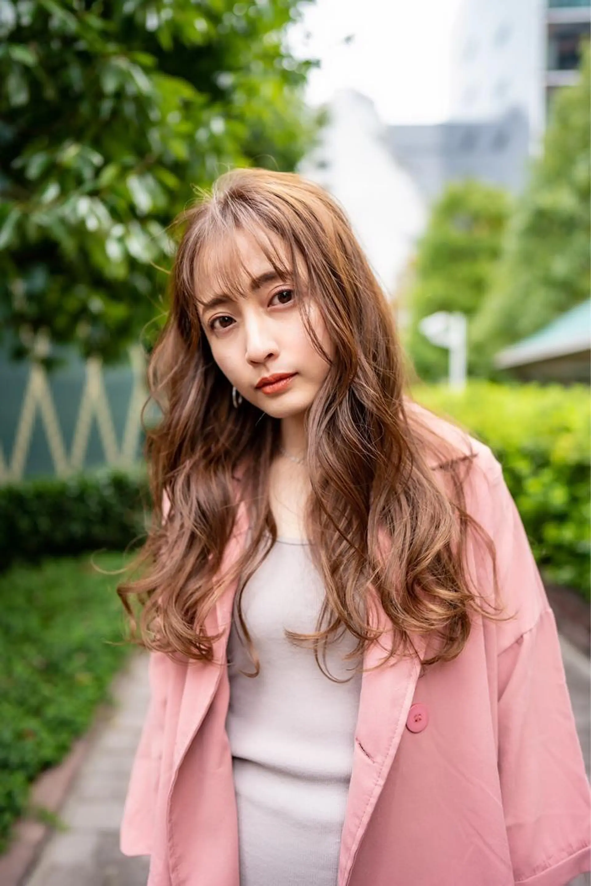 ミディアム カラー 韓国ヘア 店長NEGIのヘアスタイル