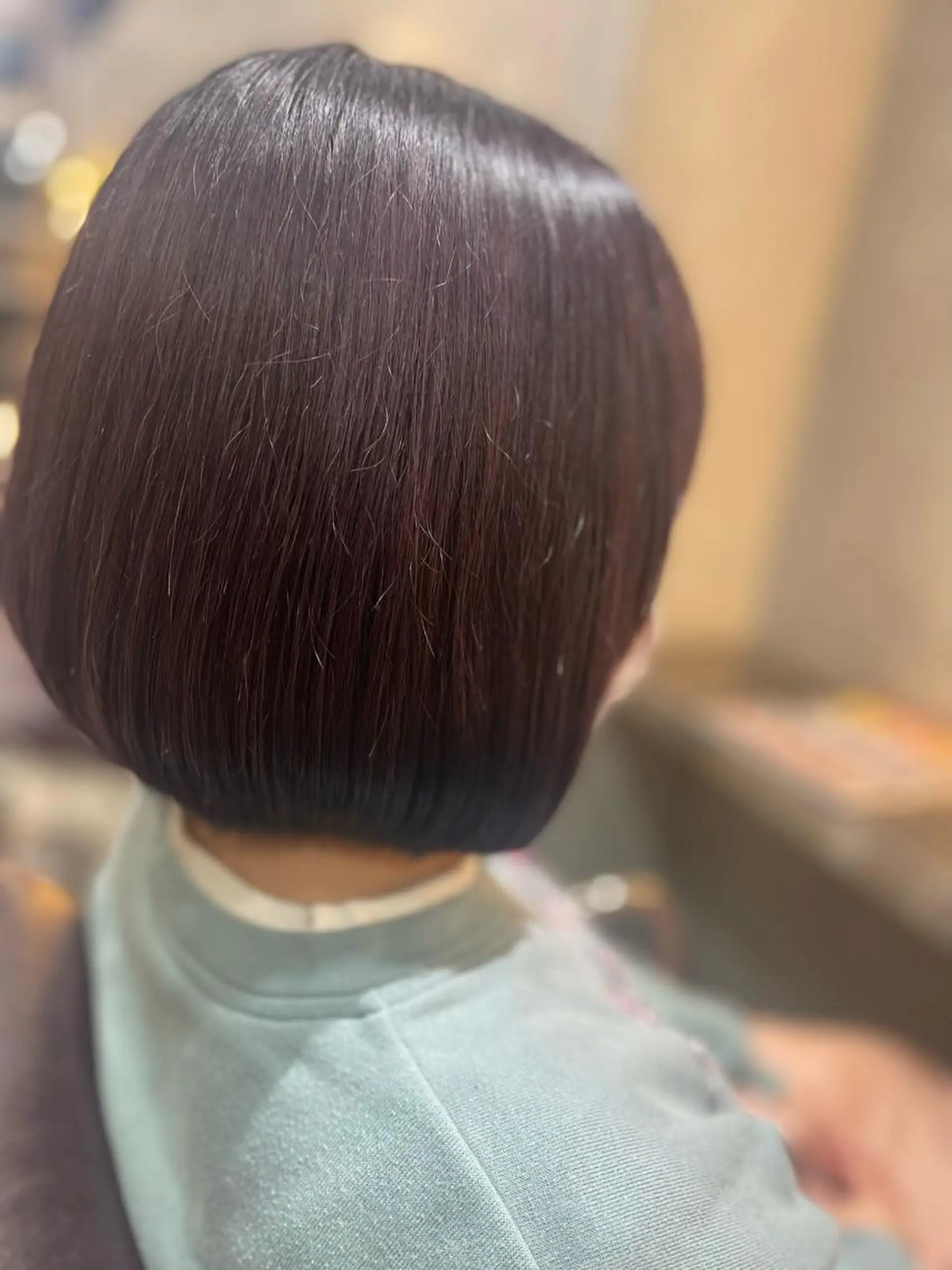 ショート ボブ 岡田 駿也のヘアスタイル