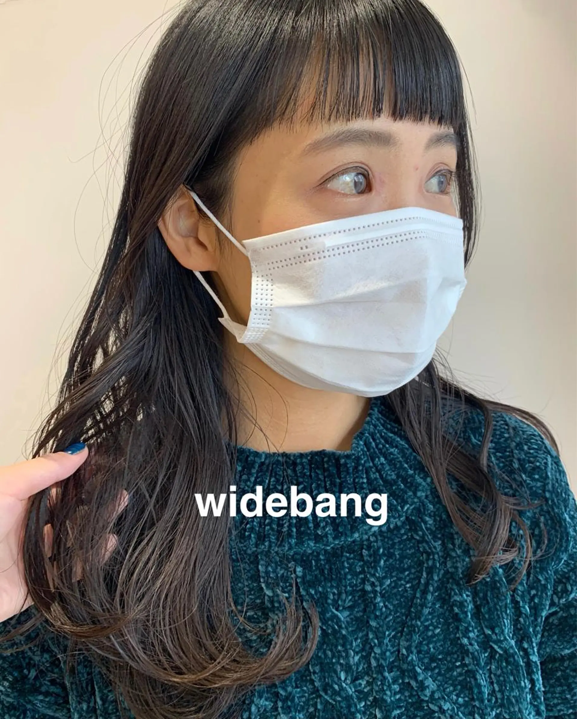 ロング オン眉 kitagawa mayuのヘアスタイル