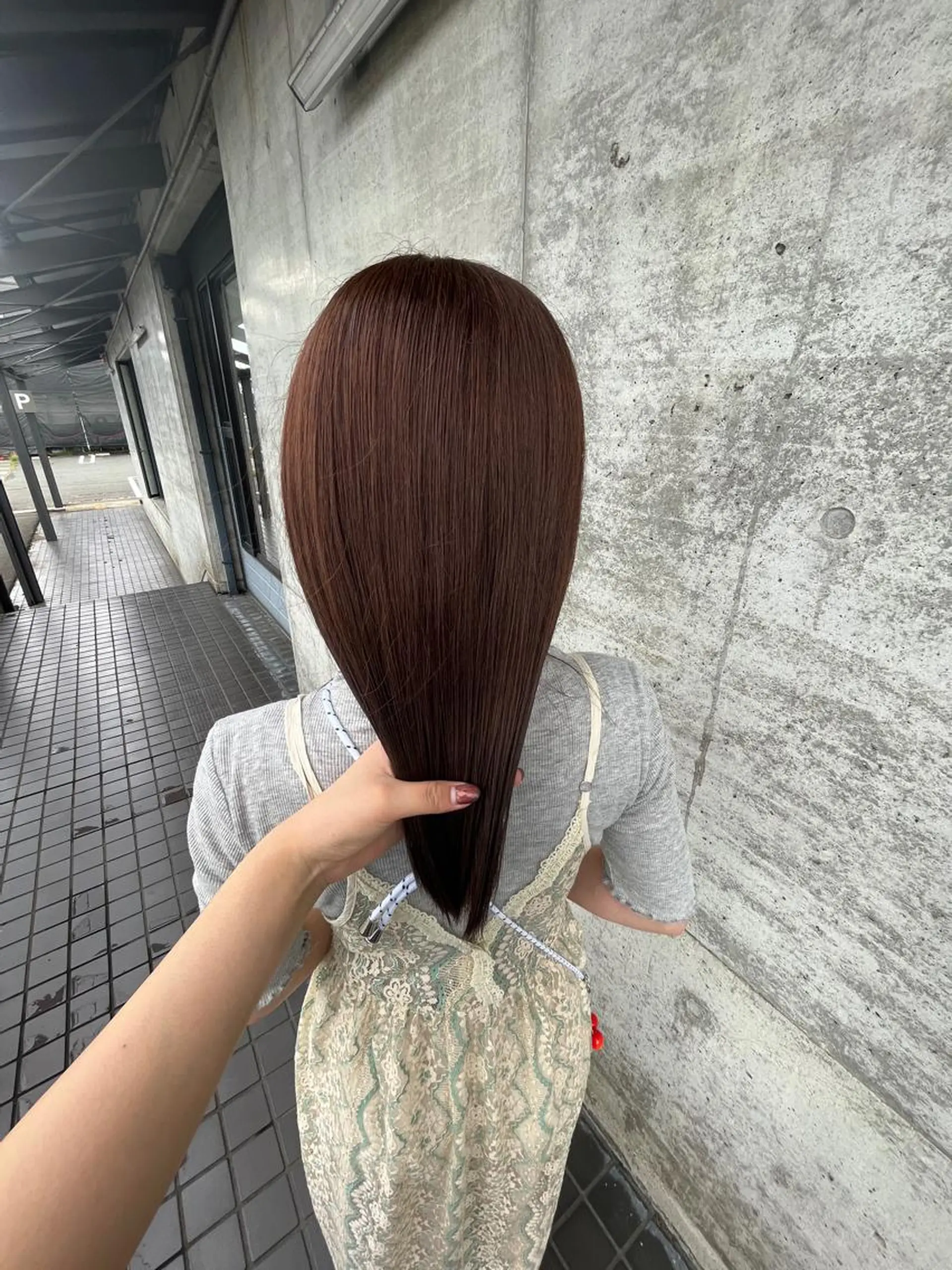 セミロング alu yuinaのヘアスタイル
