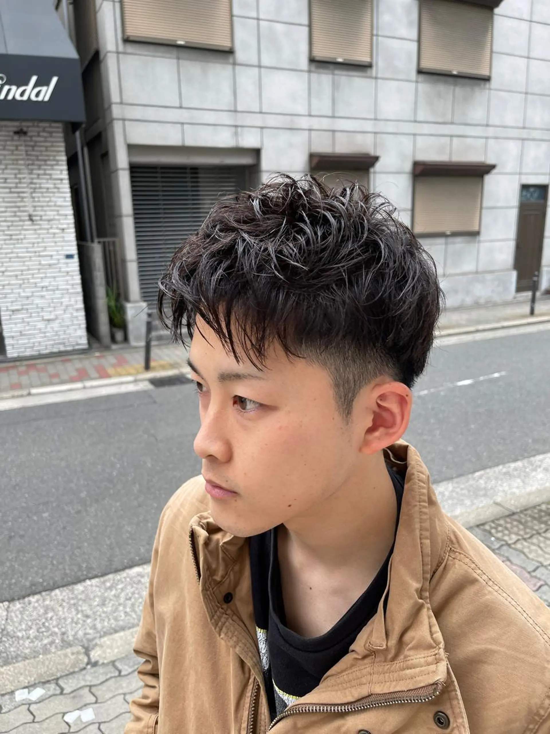 メンズ メンズショート 縮毛・酸性ストレート 特化のヘアスタイル