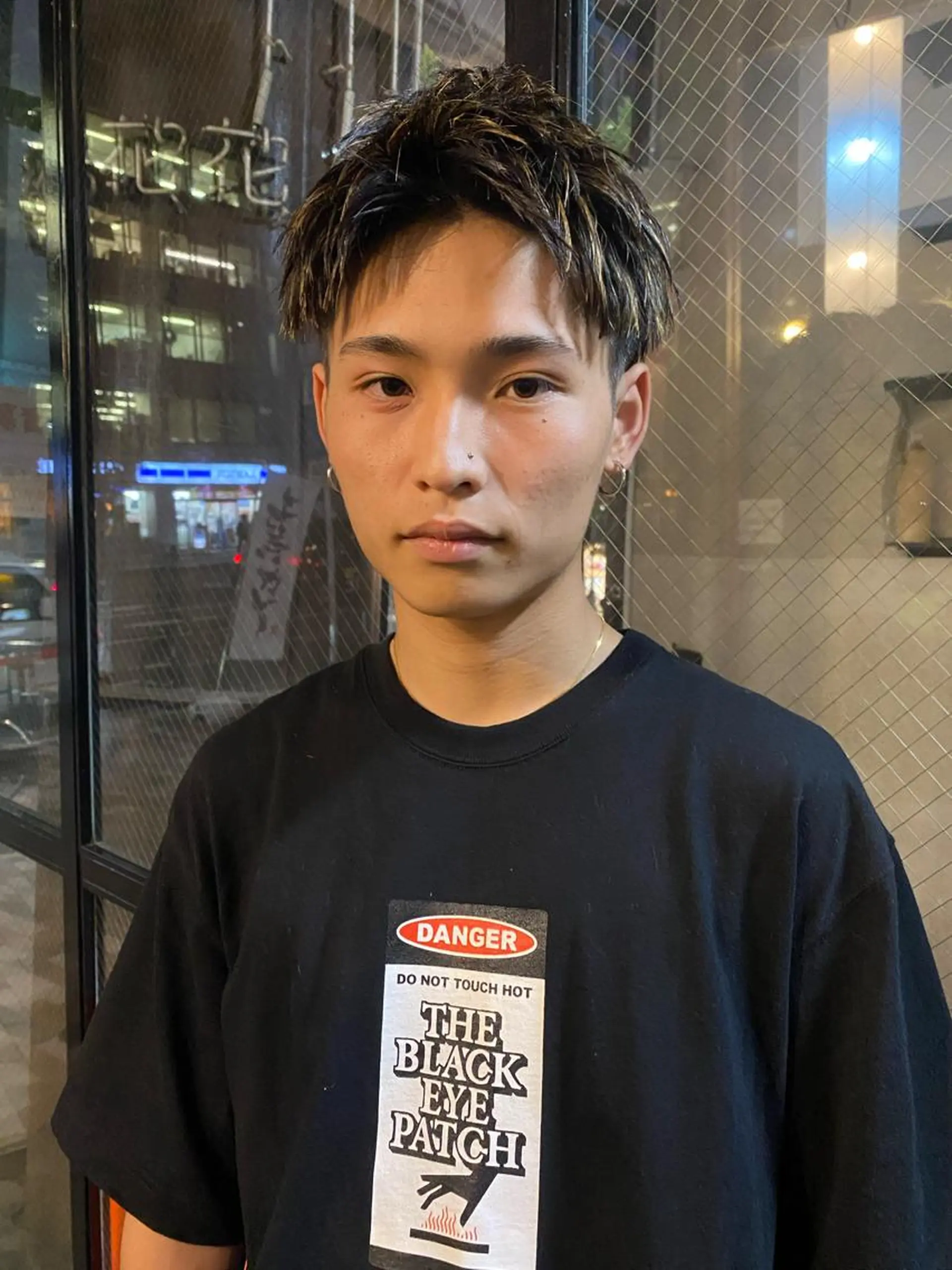 ショート メンズ メンズブリーチ メンズハイライト メンズインナーカラー メンズパーマ プードルパーマ カット 💈メンズ短髪特化 ✂︎伊藤大輝💈のヘアスタイル