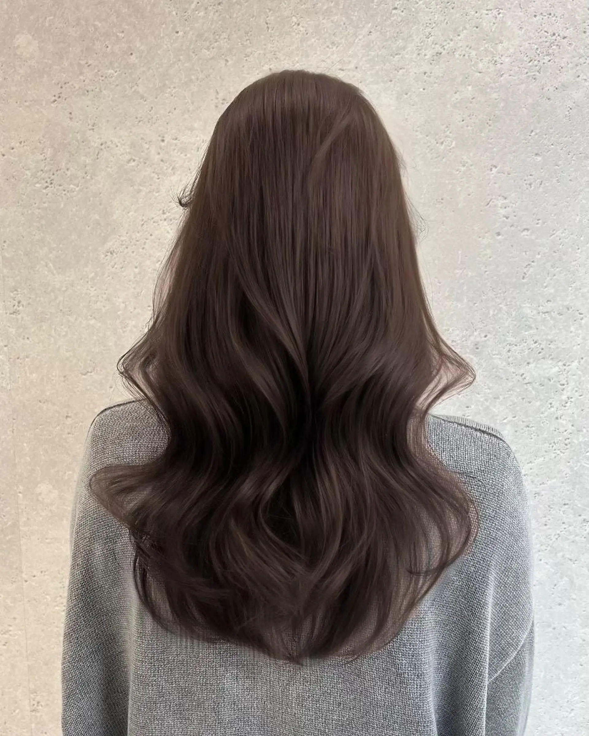 ロング カラー 透明感♡やわらかブラ ウンヘア♡銀座美容室のヘアスタイル
