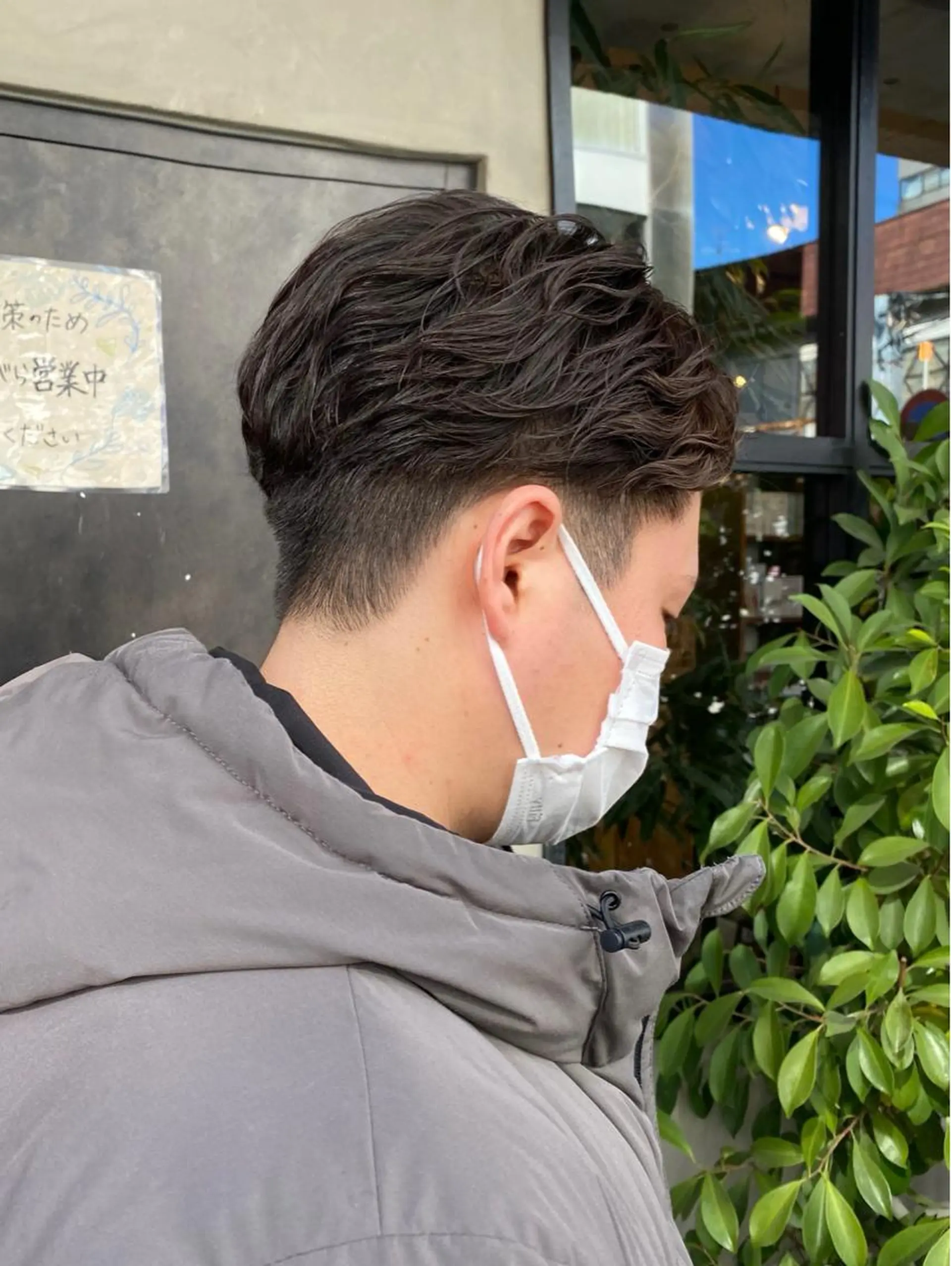 ショート メンズ メンズパーマ 【扉gate】野崎 英幸のヘアスタイル