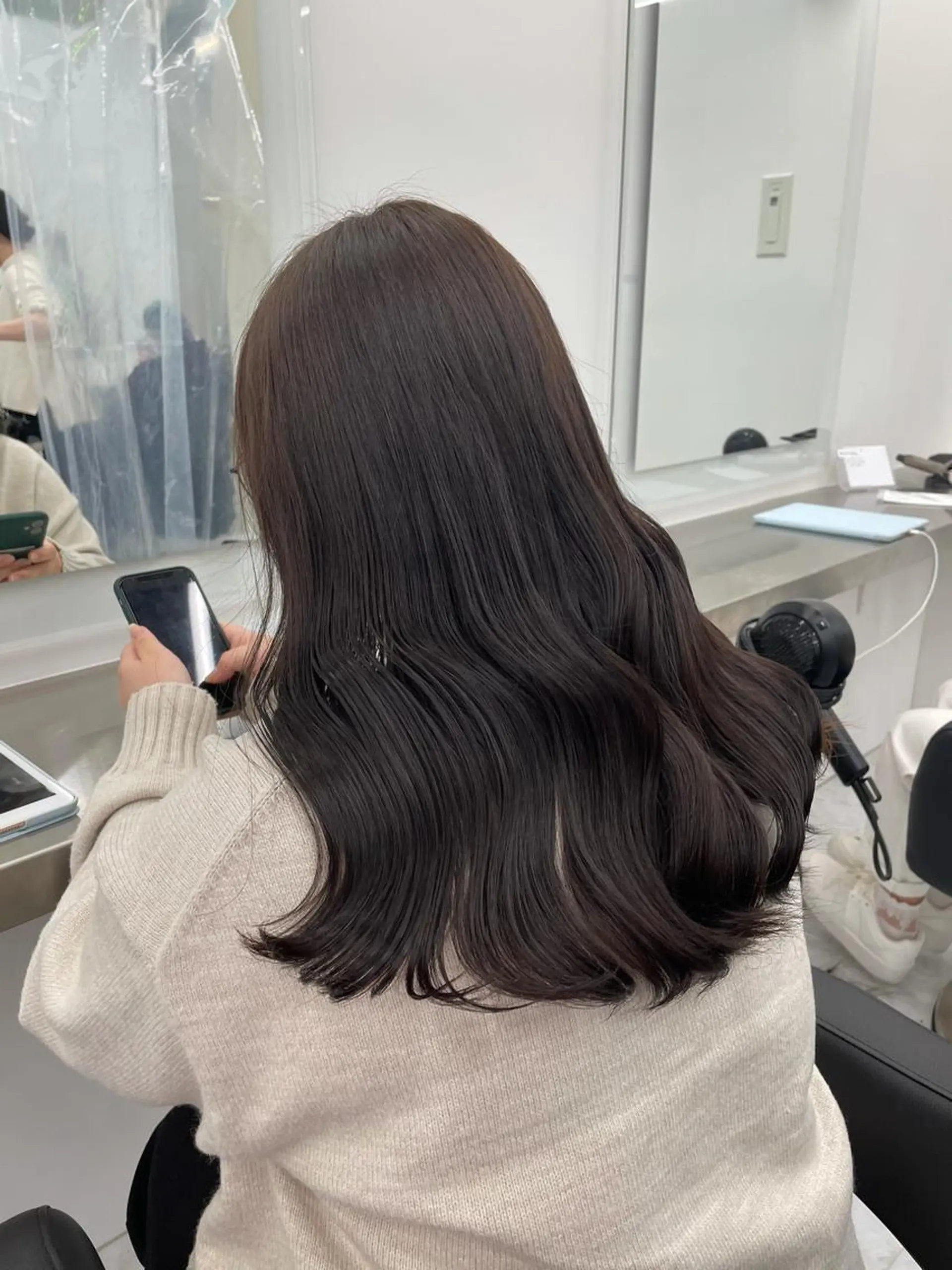 ロング カラー ヘアアレンジ 縮毛矯正/髪質改善/ ブリーチ毛/木元渓太のヘアスタイル