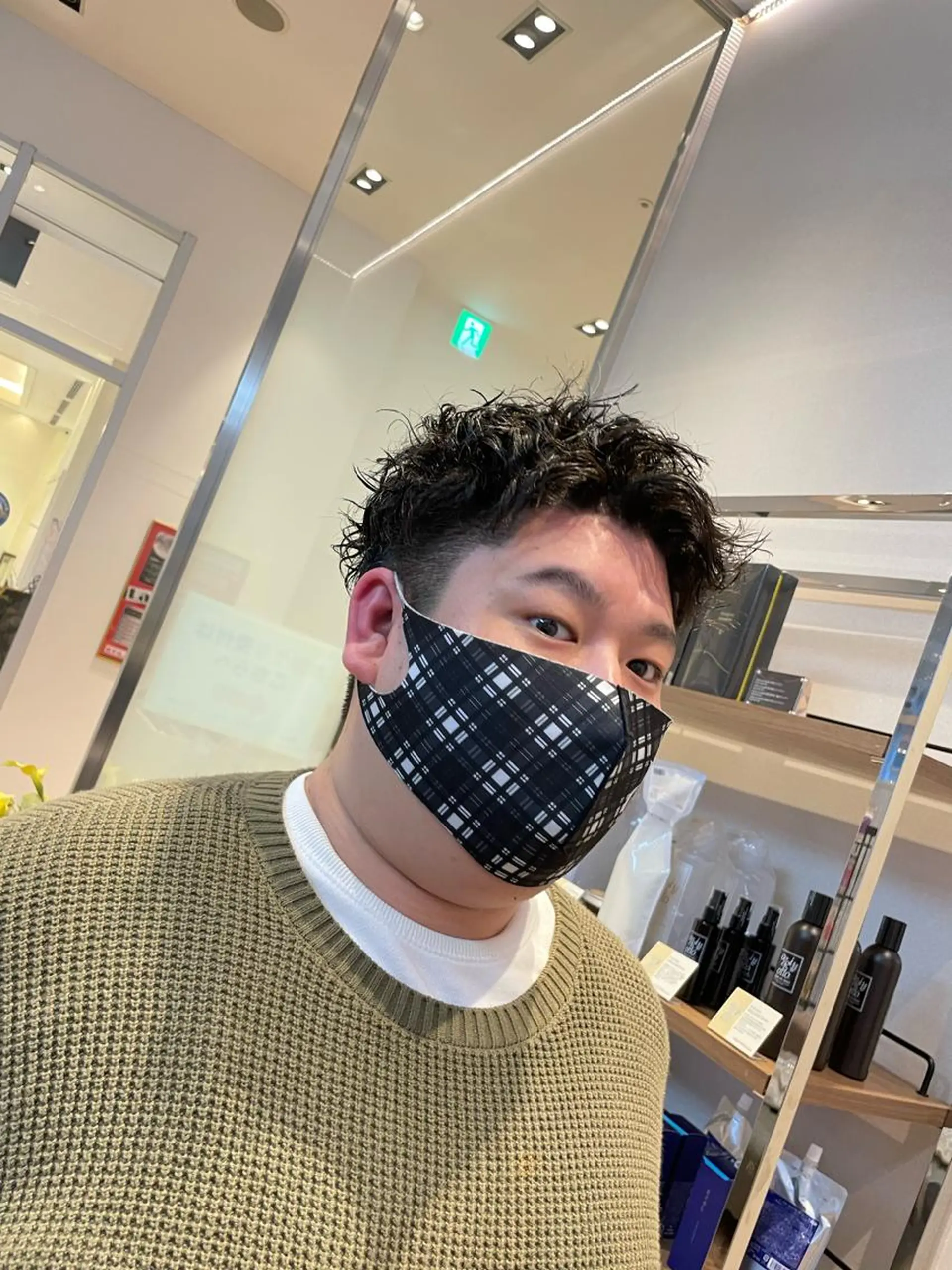 ショート パーマ k-twoたき✨艶感 カラー／美髪矯正のヘアスタイル