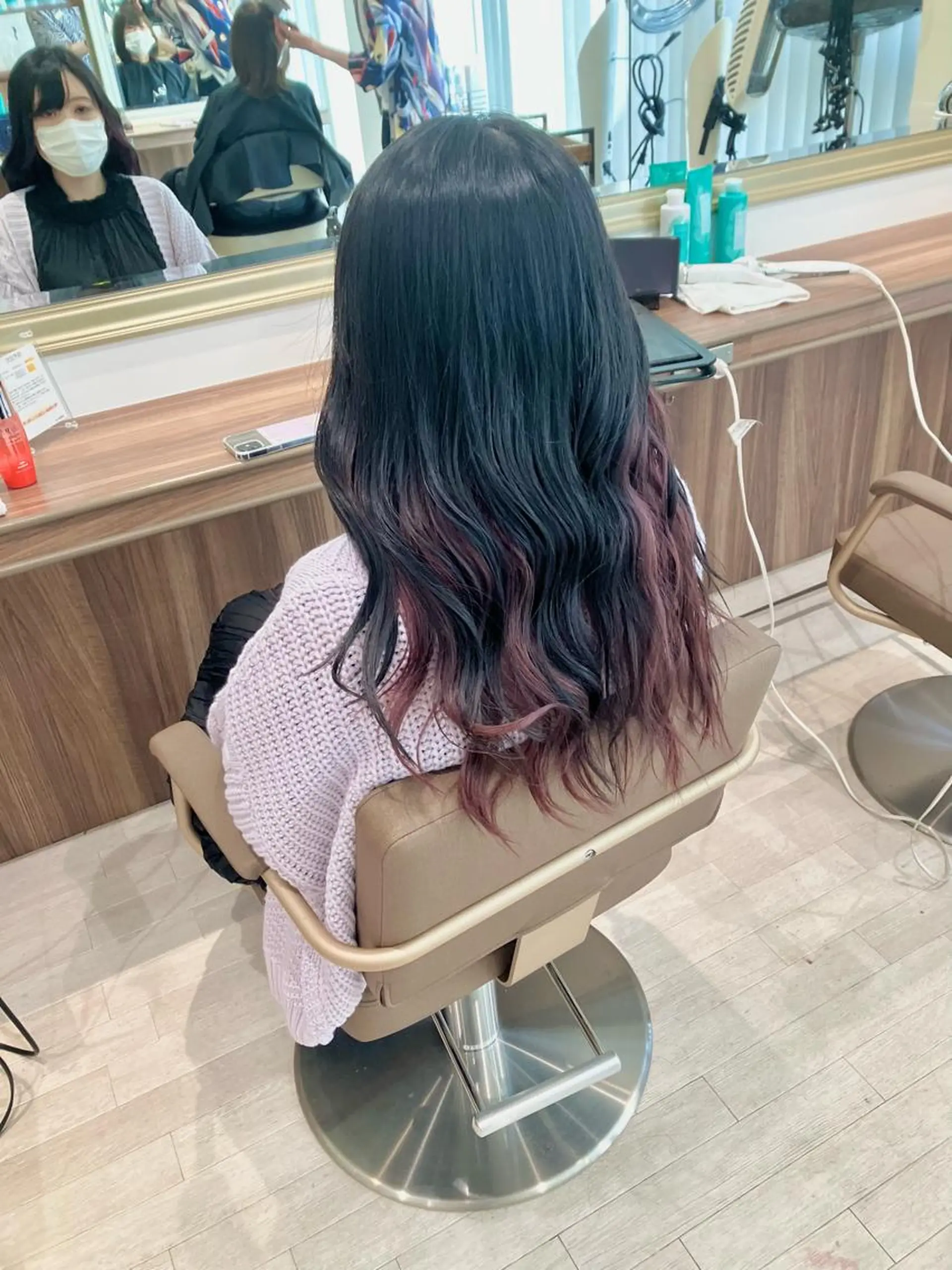 ロング カラー ヘアカラー Miyavi/カラー ショートボブのヘアスタイル