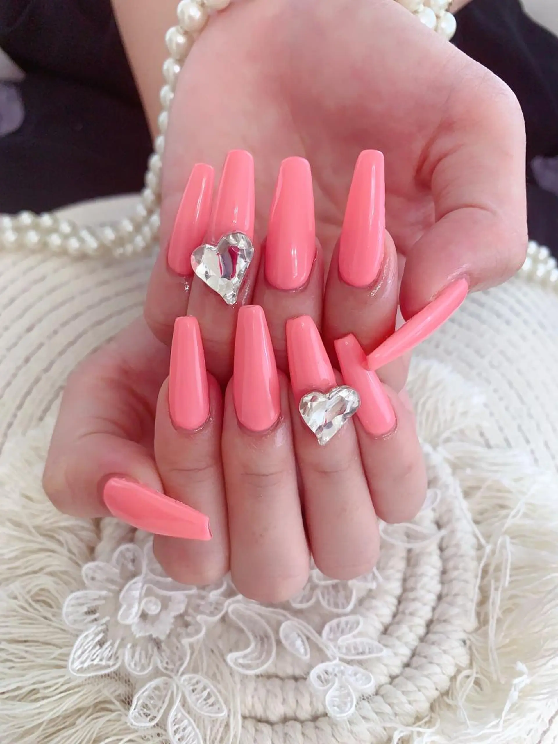 ネイル ハンドネイル ネイルサロンAiri 長さ出し·シンプルのネイルデザイン