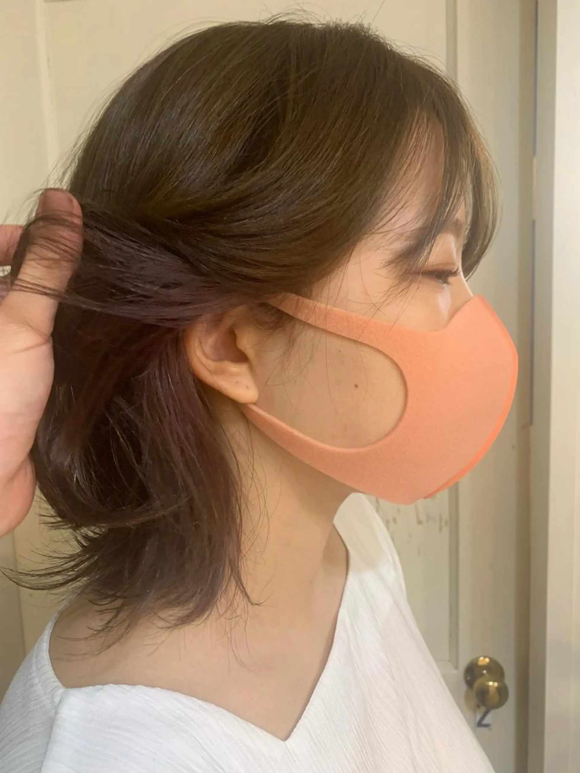 ミディアム コヤマ ナミのヘアスタイル