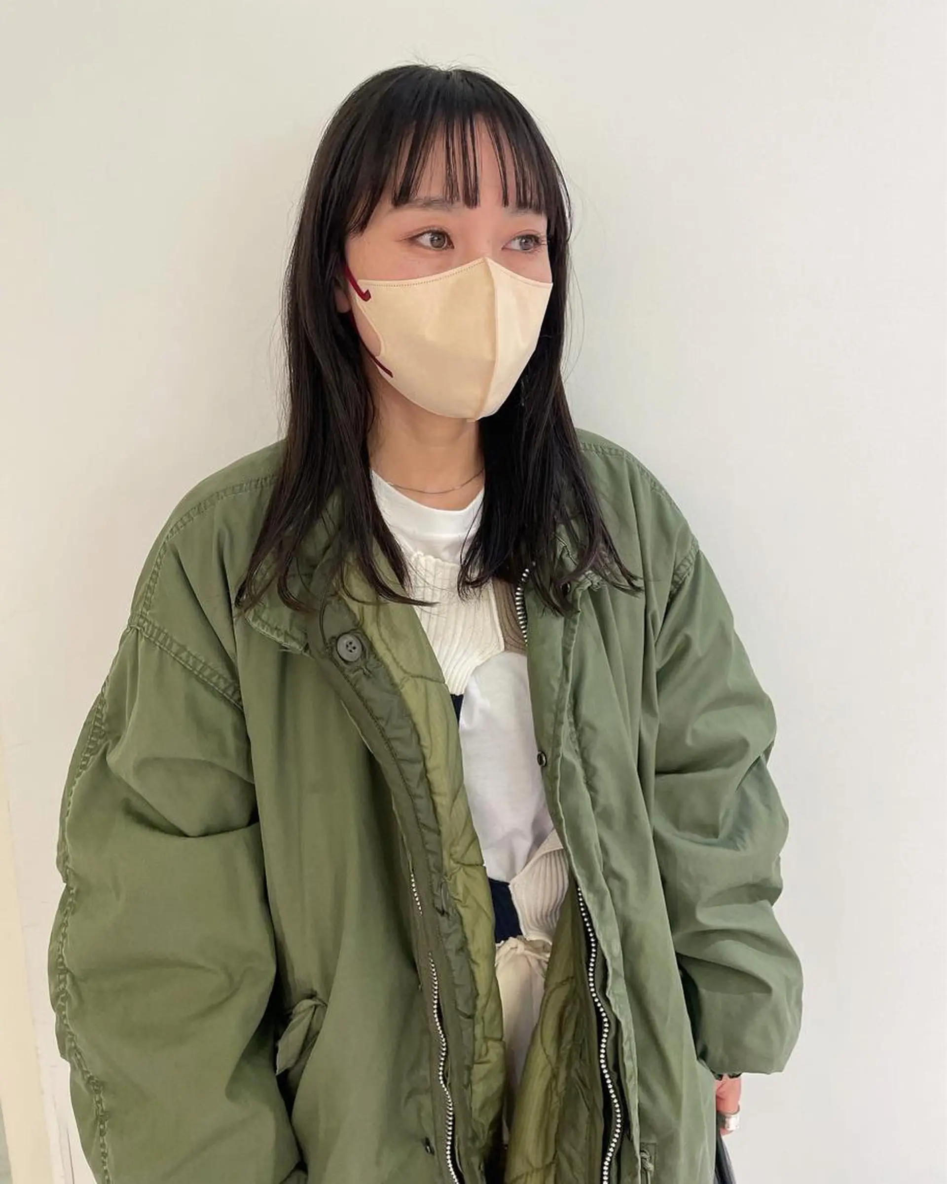 ミディアム カラー カット ヘアカラー ウルフ/ボブ/レイヤ ーカット◎ricoのヘアスタイル