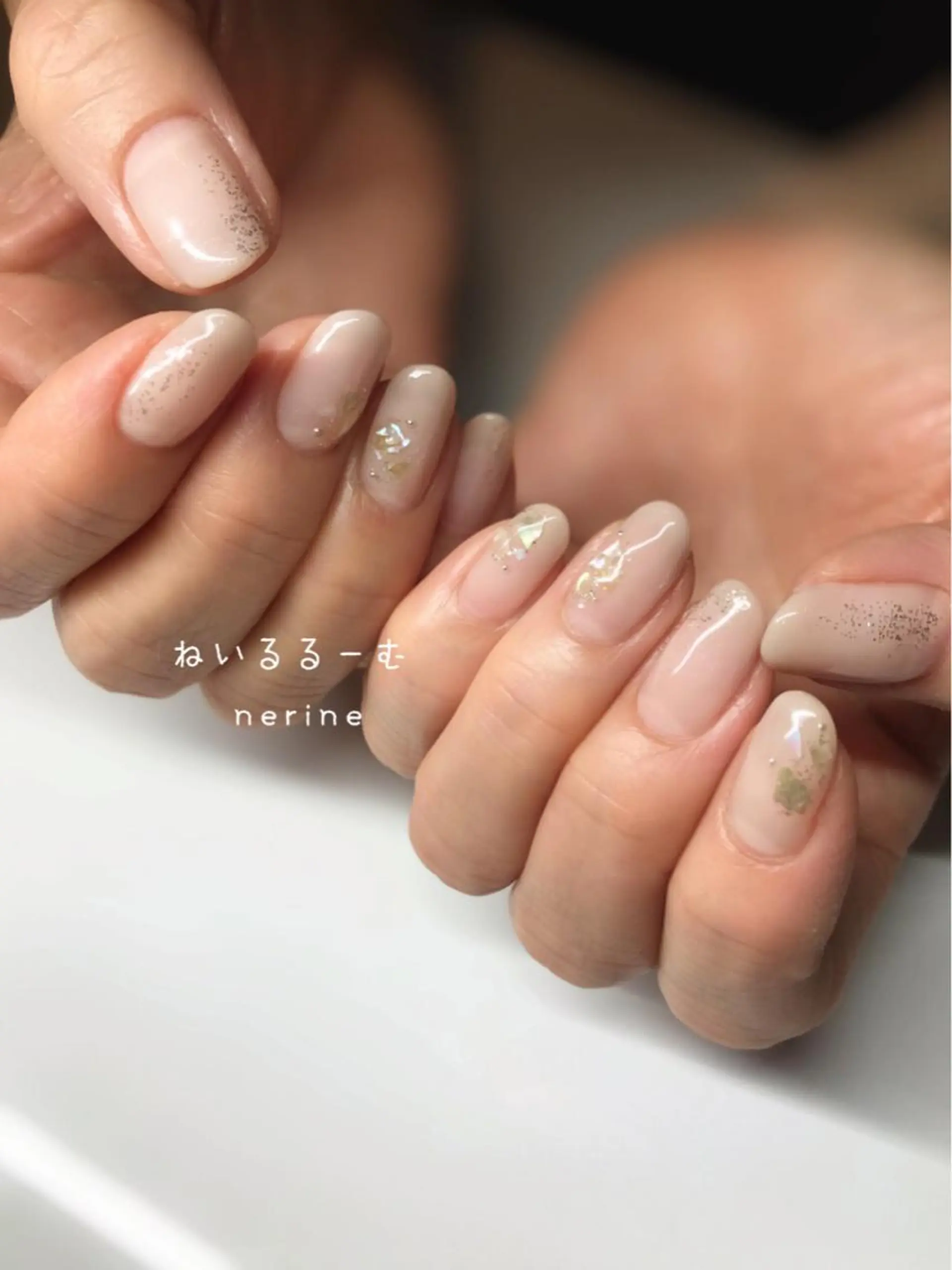 ネイル フットネイル ジェルネイル ニュアンスネイル シンプルネイル ストーンネイル NAILST Naomiのネイルデザイン