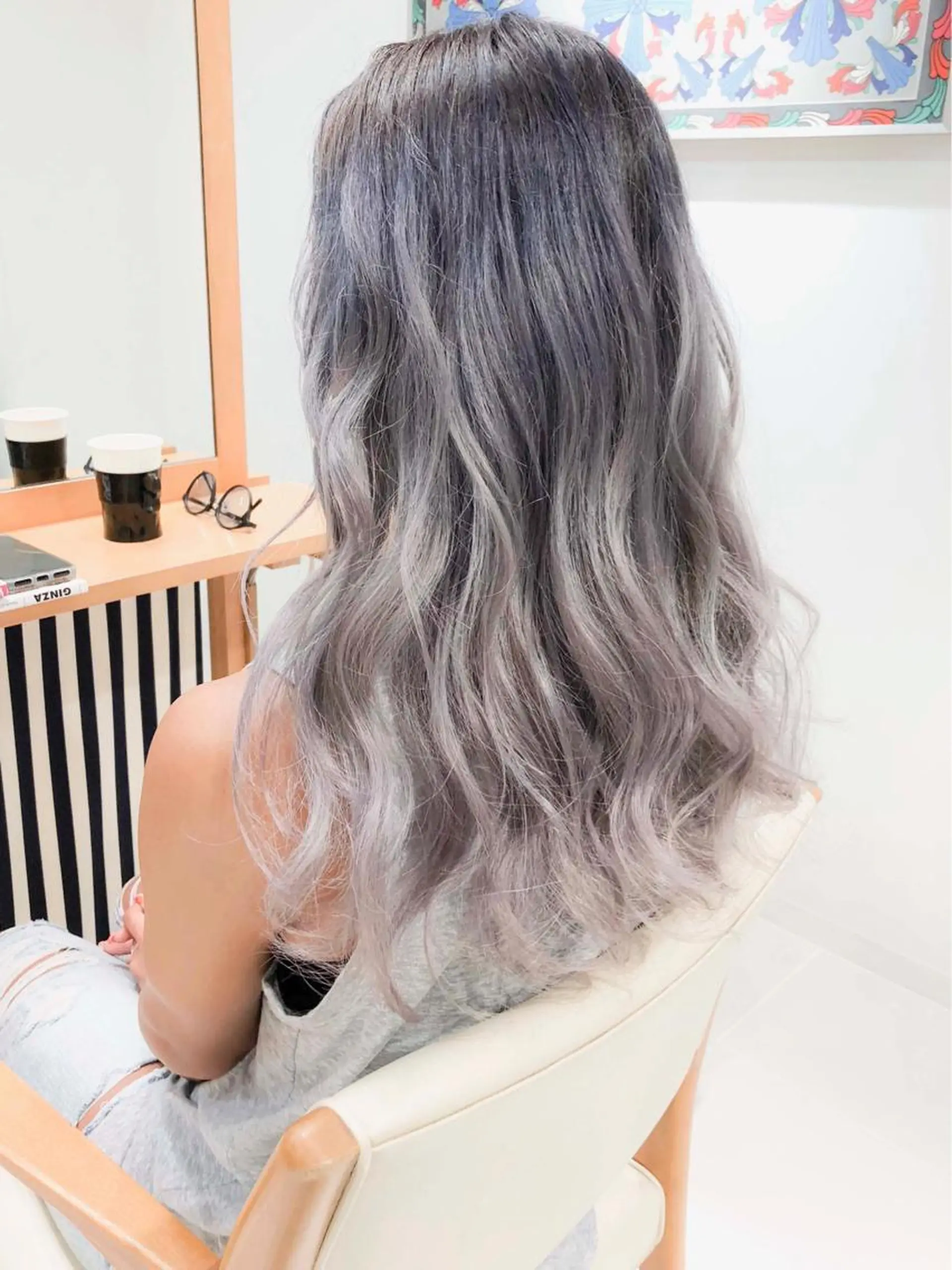 ロング カラー Days 透明感カラーのヘアスタイル