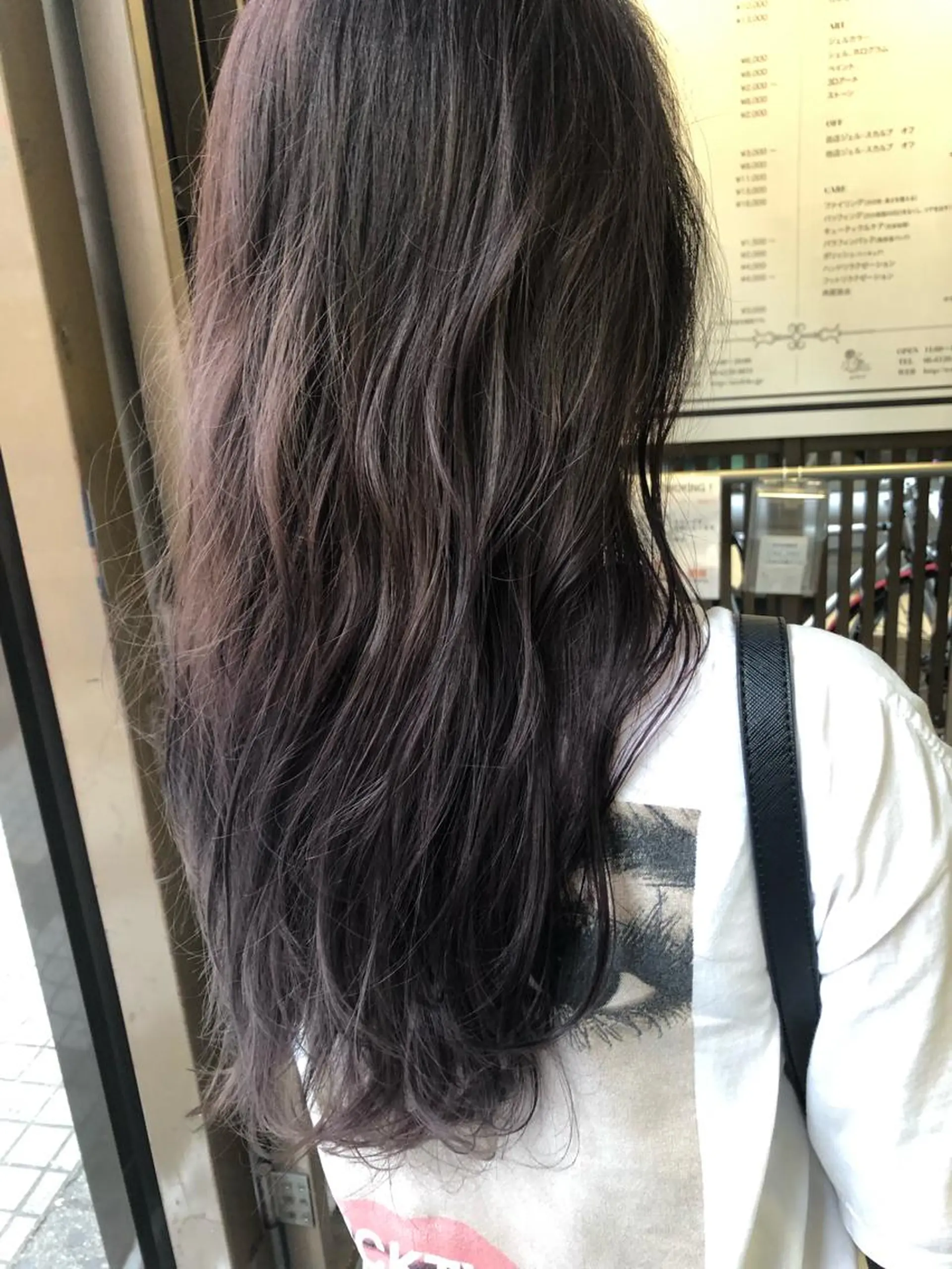 セミロング カラー パープルカラー 艶髪/シールエクステ 🌻ノゾミ🌻のヘアスタイル