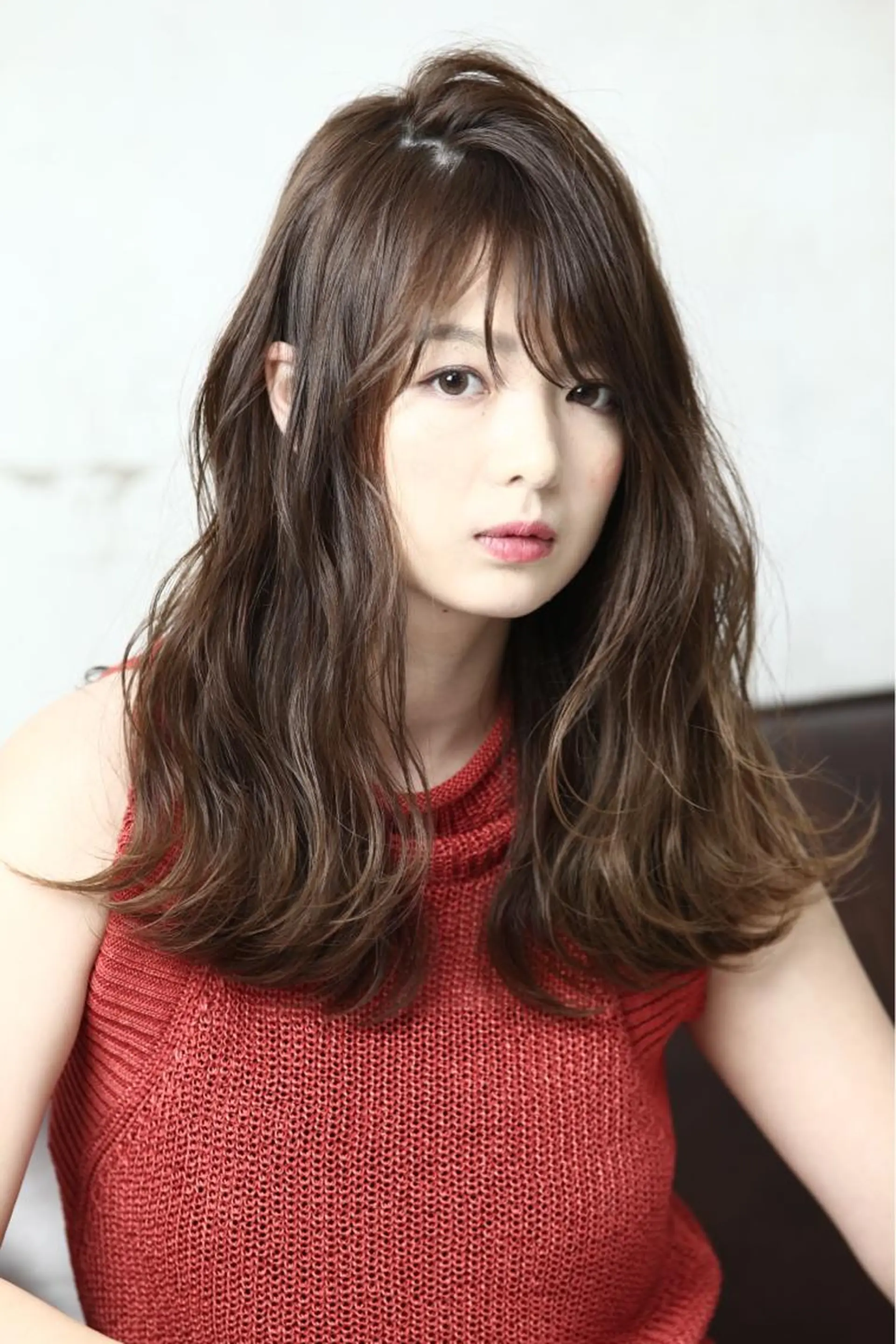 ロング カラー アッシュ ダークアッシュ Lee 甲子園のヘアスタイル