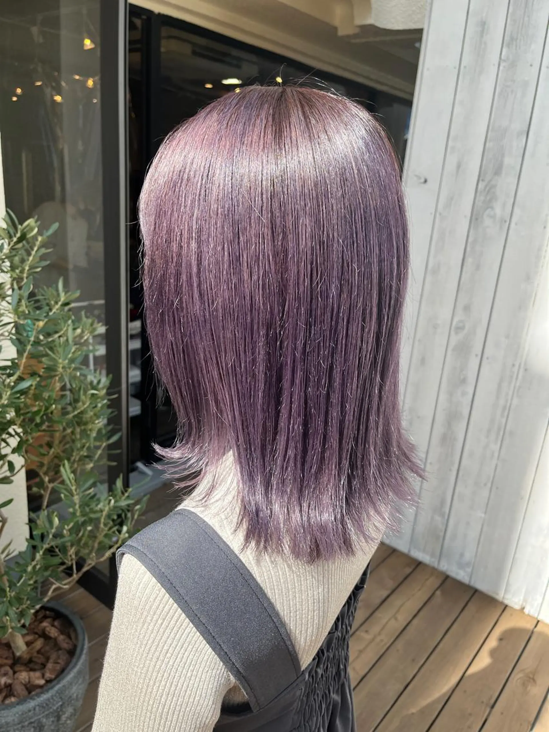 ミディアム カラー 銀座🤍ボブ/ ミディアム/佐野夢美のヘアスタイル