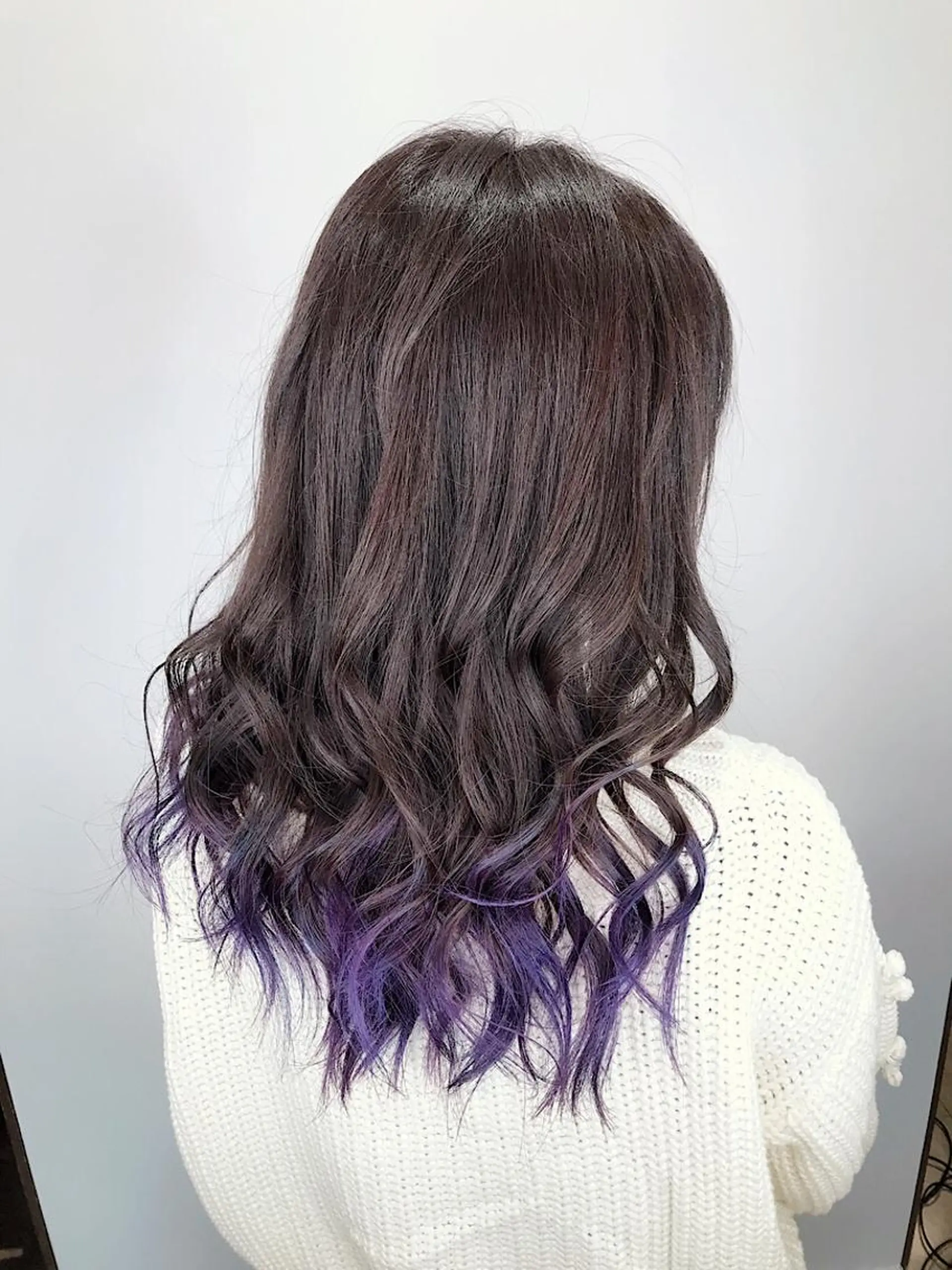 セミロング カラー インナーカラー/ ストレート/奥野洸也のヘアスタイル