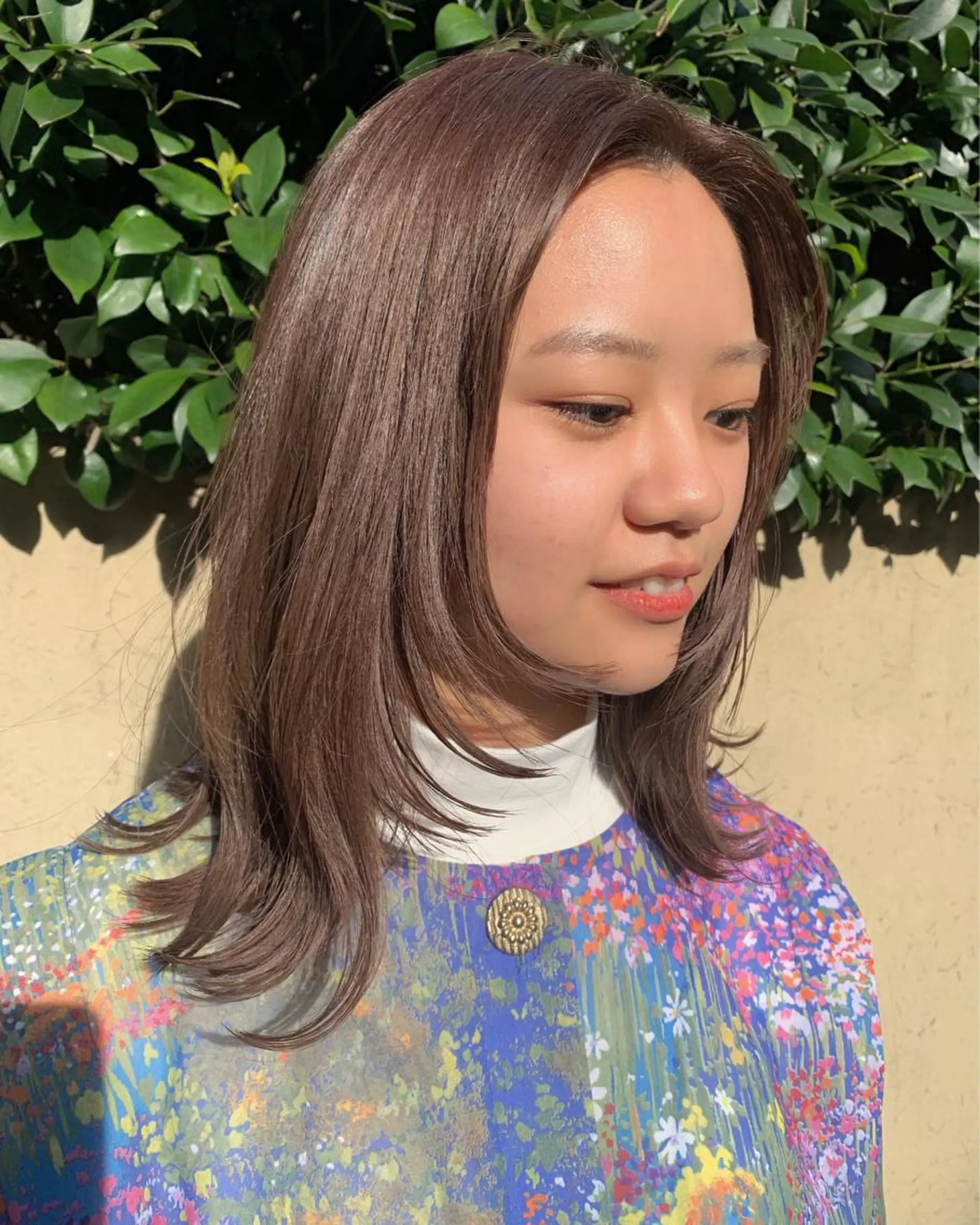 ミディアム 圧倒的デザイン力 店長🎨RENAのヘアスタイル