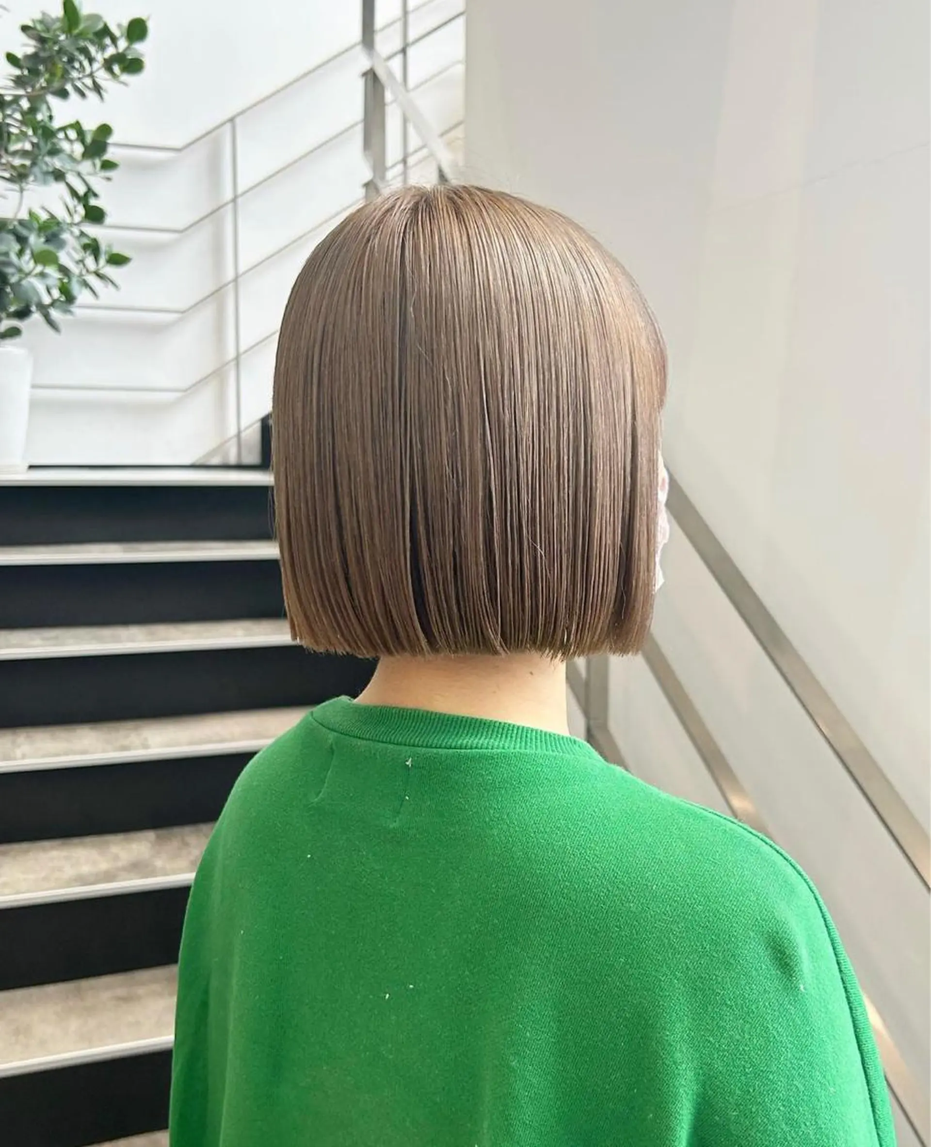ミディアム カラー パーマ ヘアアレンジ メンズ キッズ ベージュカラー ボブ stylist 🌸 kana.のヘアスタイル