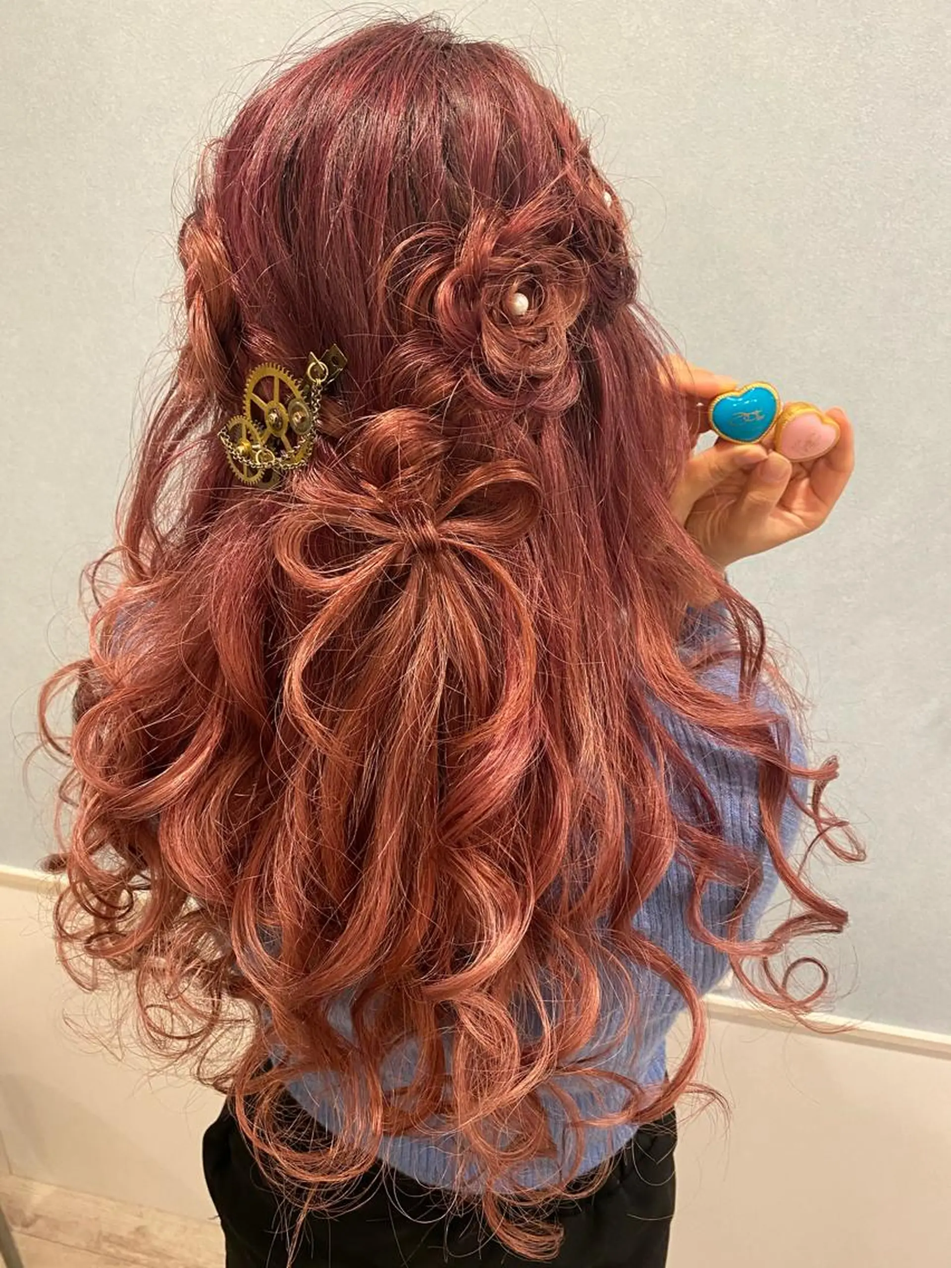 ロング ヘアアレンジ セットサロン      ラフテル所属・大阪/ヘアアレンジ /似合わせset💐のヘアスタイル