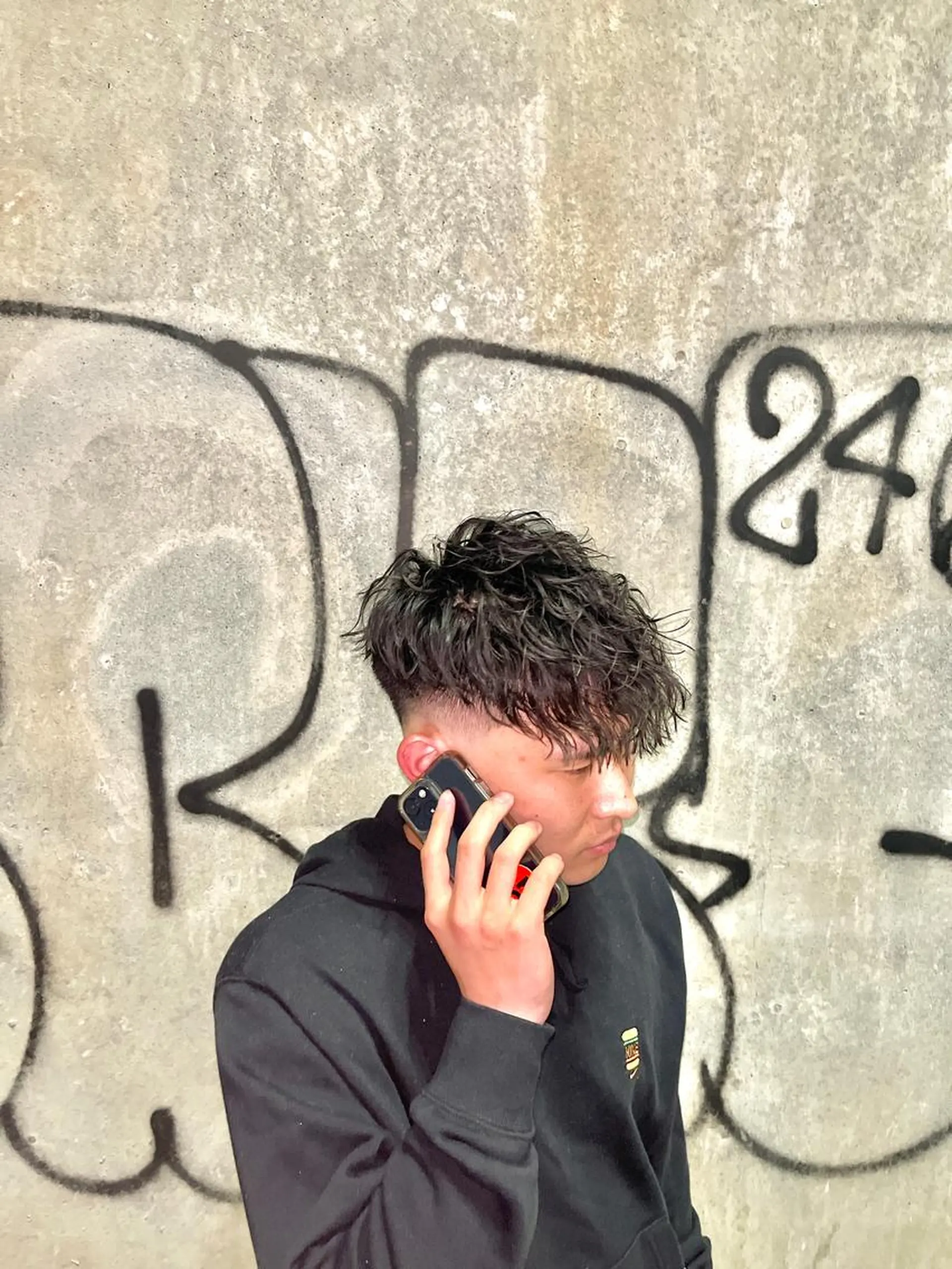 ショート パーマ メンズ HIRO GINZA所属・中原 滉太のヘアスタイル