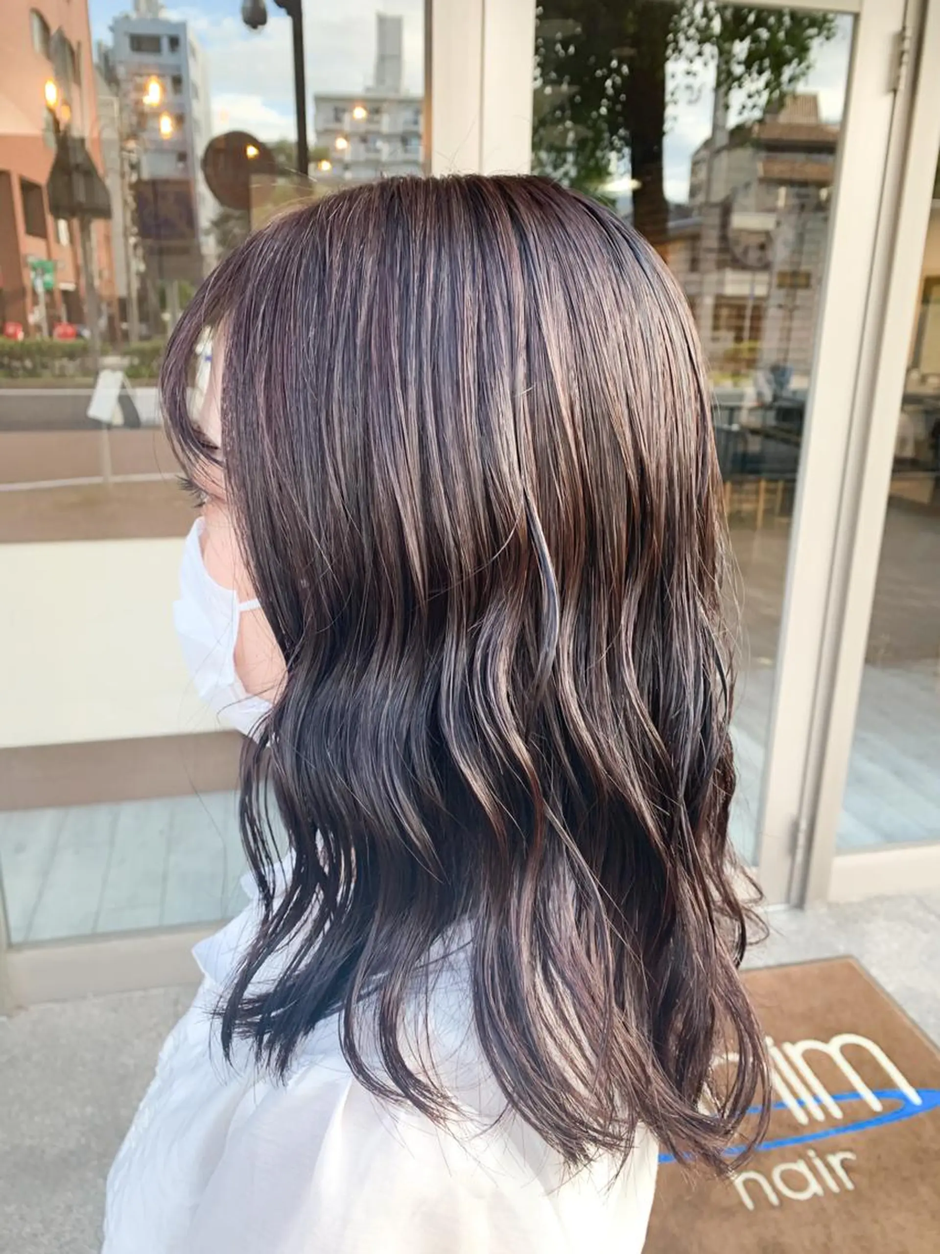 カラー ブラウンカラー ピンクカラー イワタ マハ/ minim hairのヘアスタイル