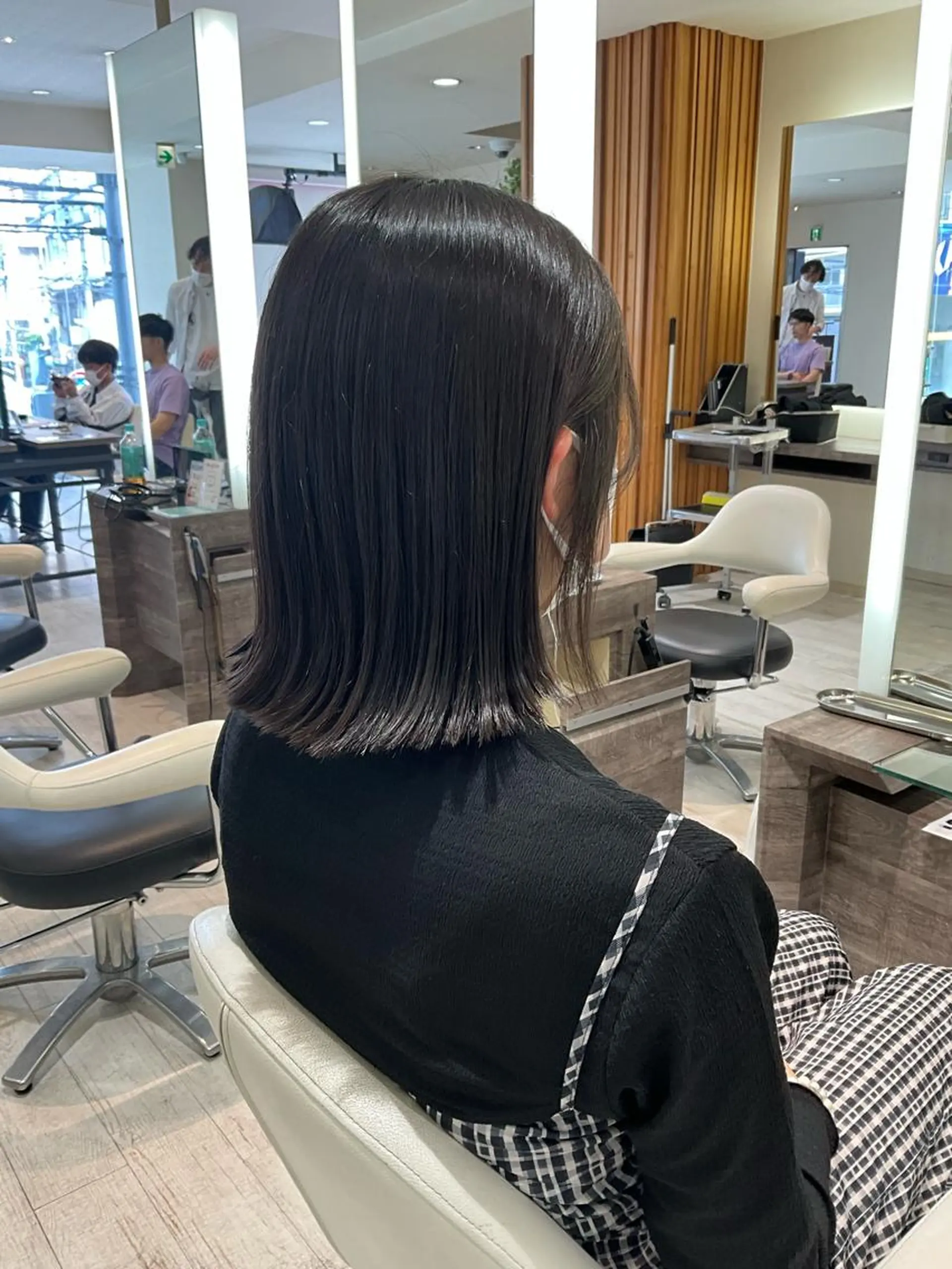 ミディアム カット ヘアカラー トリートメント 佐野 太河のヘアスタイル