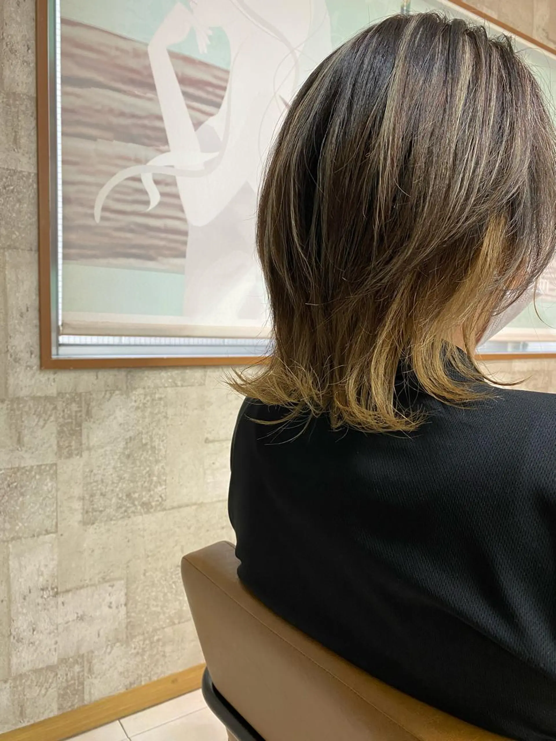 ミディアム カラー ママ美容師🧸谷山 潮音/ReFa取扱店のヘアスタイル