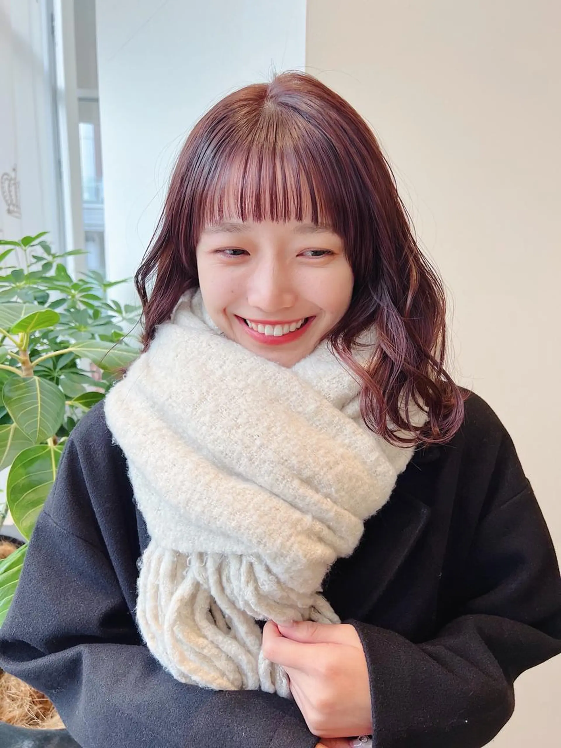 セミロング パーマ K-two谷町❄️ hinaのヘアスタイル