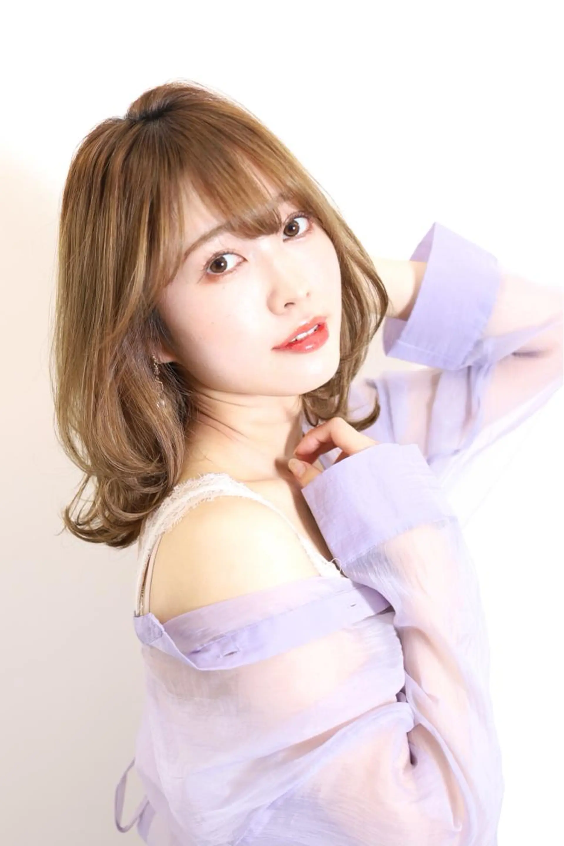 ミディアム カット ヘアカラー トリートメント W/LIBERTY 🌸鶴岡優のヘアスタイル