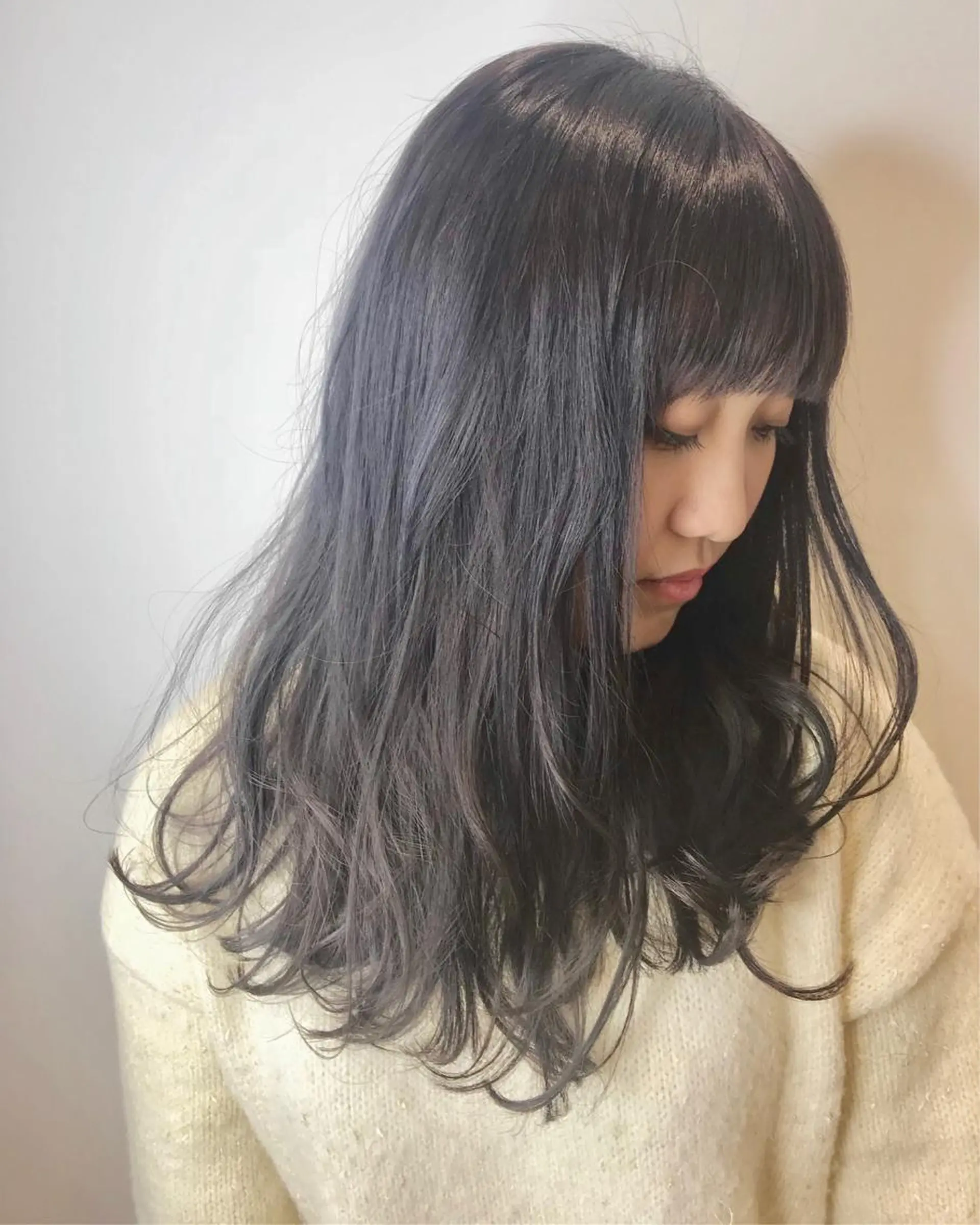 ロング カラー グラデーションカラー グレージュ カット ヘアカラー トリートメント Le'a渋谷所属・インナーエクステ渋谷 🦋KAJIのヘアスタイル